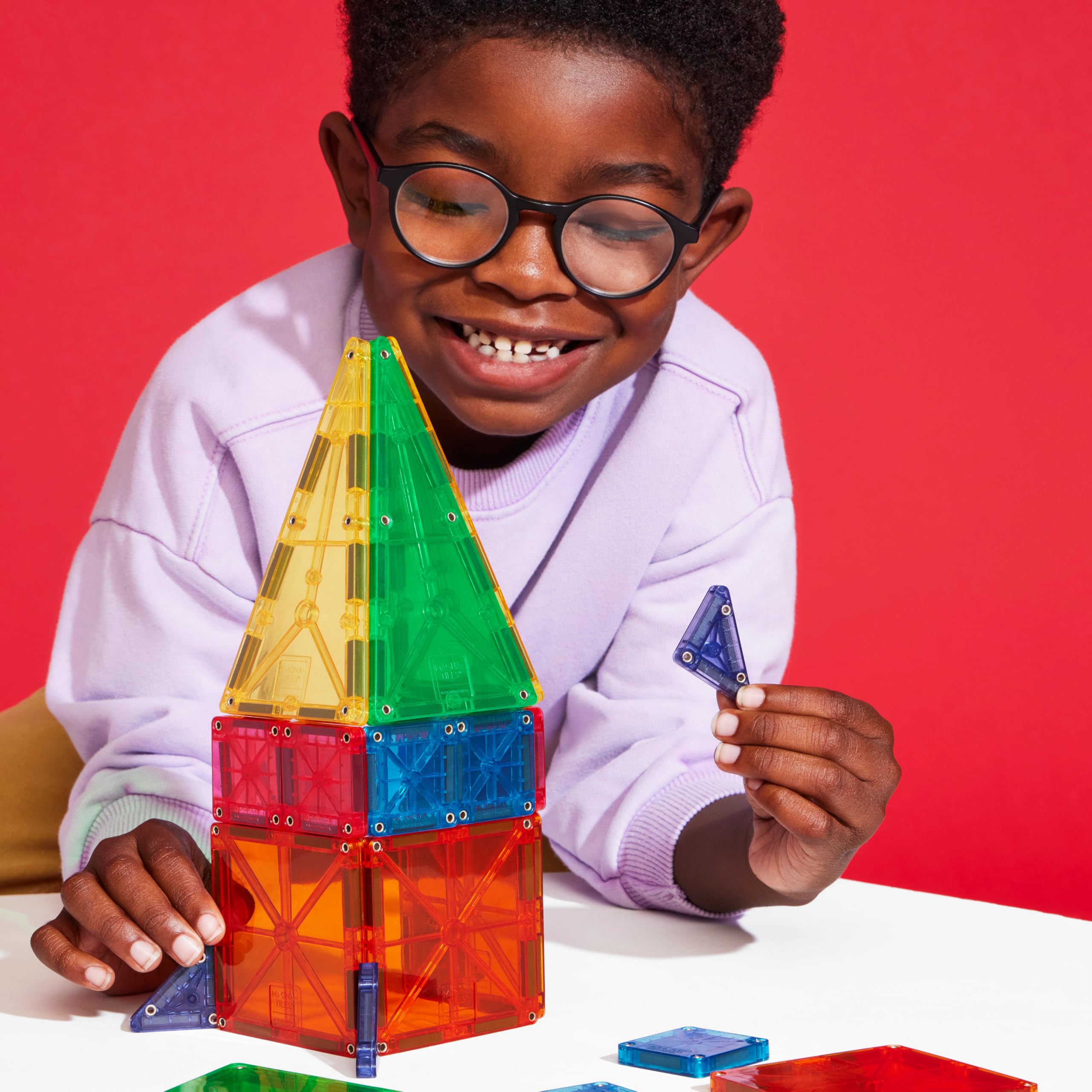 Magna-Tiles Combo 20-Piece Magnetic Building Set - Ages 3+ | MicroMAGS Compatible 2