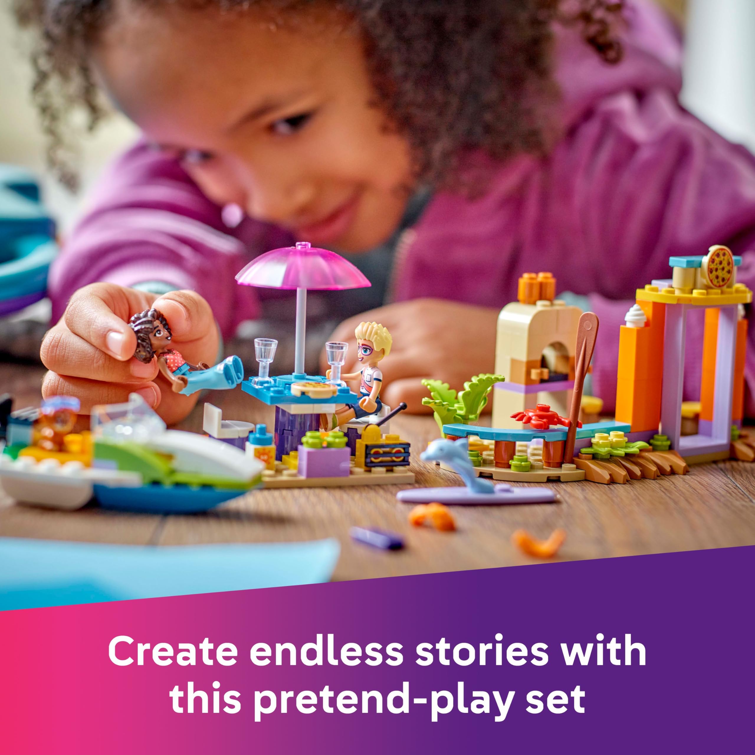 LEGO Friends 2in1 Creative Beach and Travel Suitcase Set - Buildable Playset for Kids 5+ 4