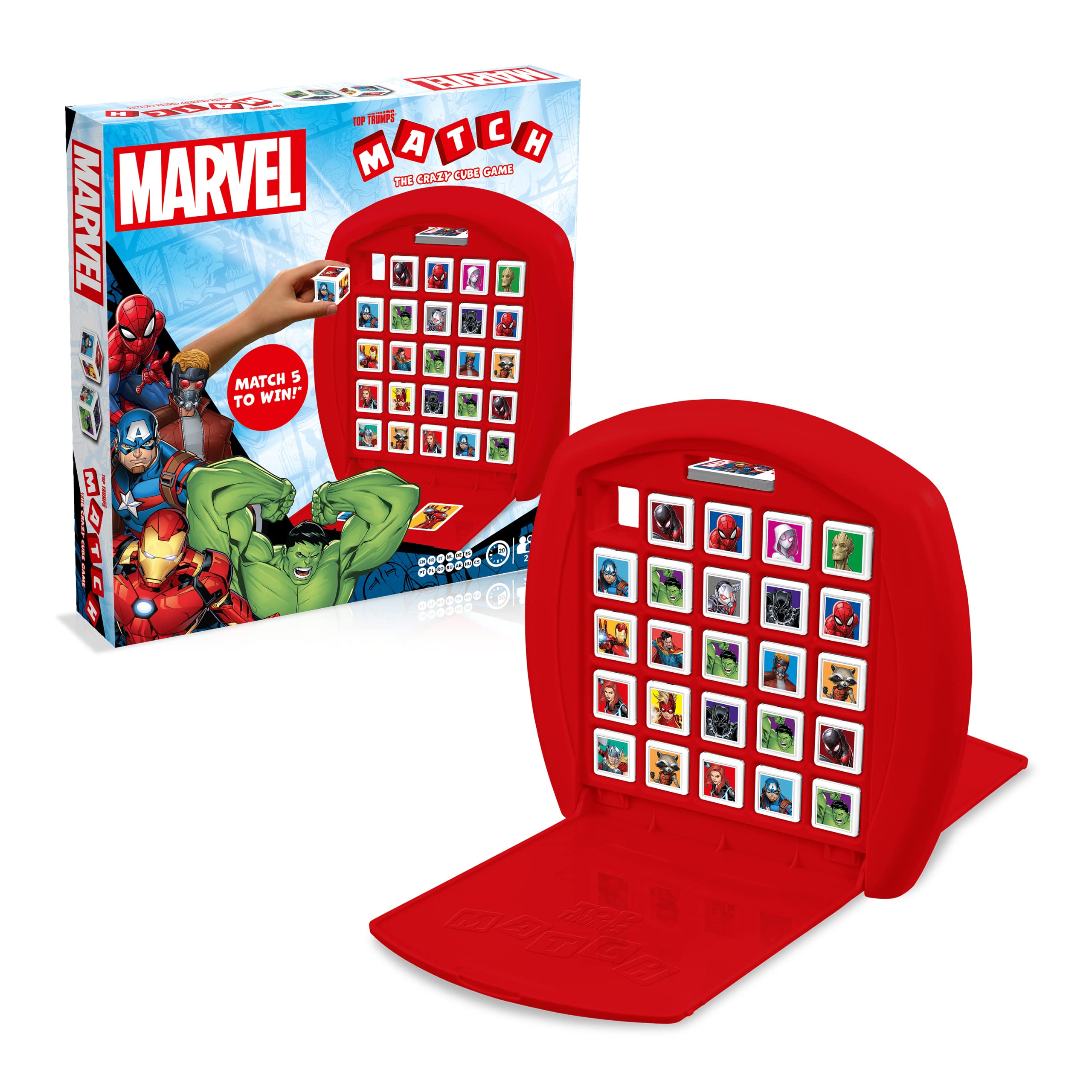 Top Trumps Marvel Avengers Match Board Game - Ages 4+ | Unisex Children 1