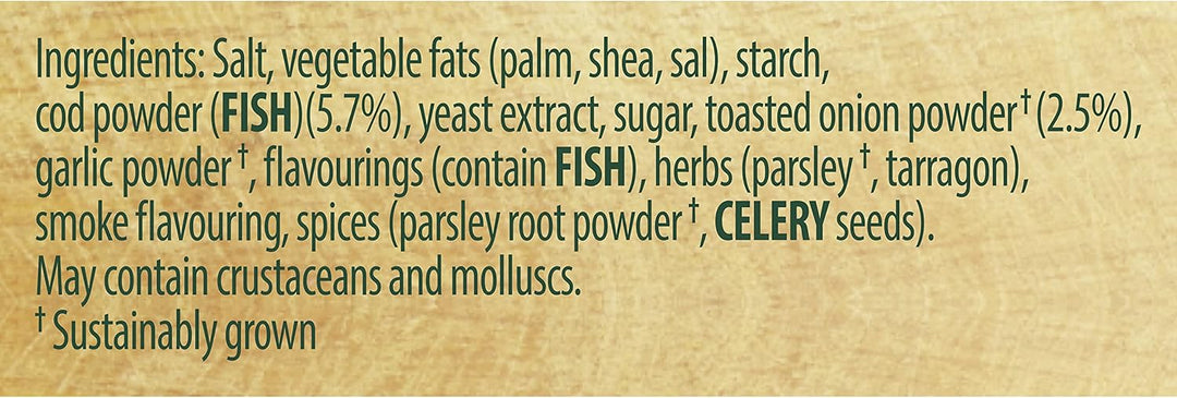 Knorr Fish Stock Cubes Gluten-Free - Authentic Fish Flavour for Soups, Sauces & Paella