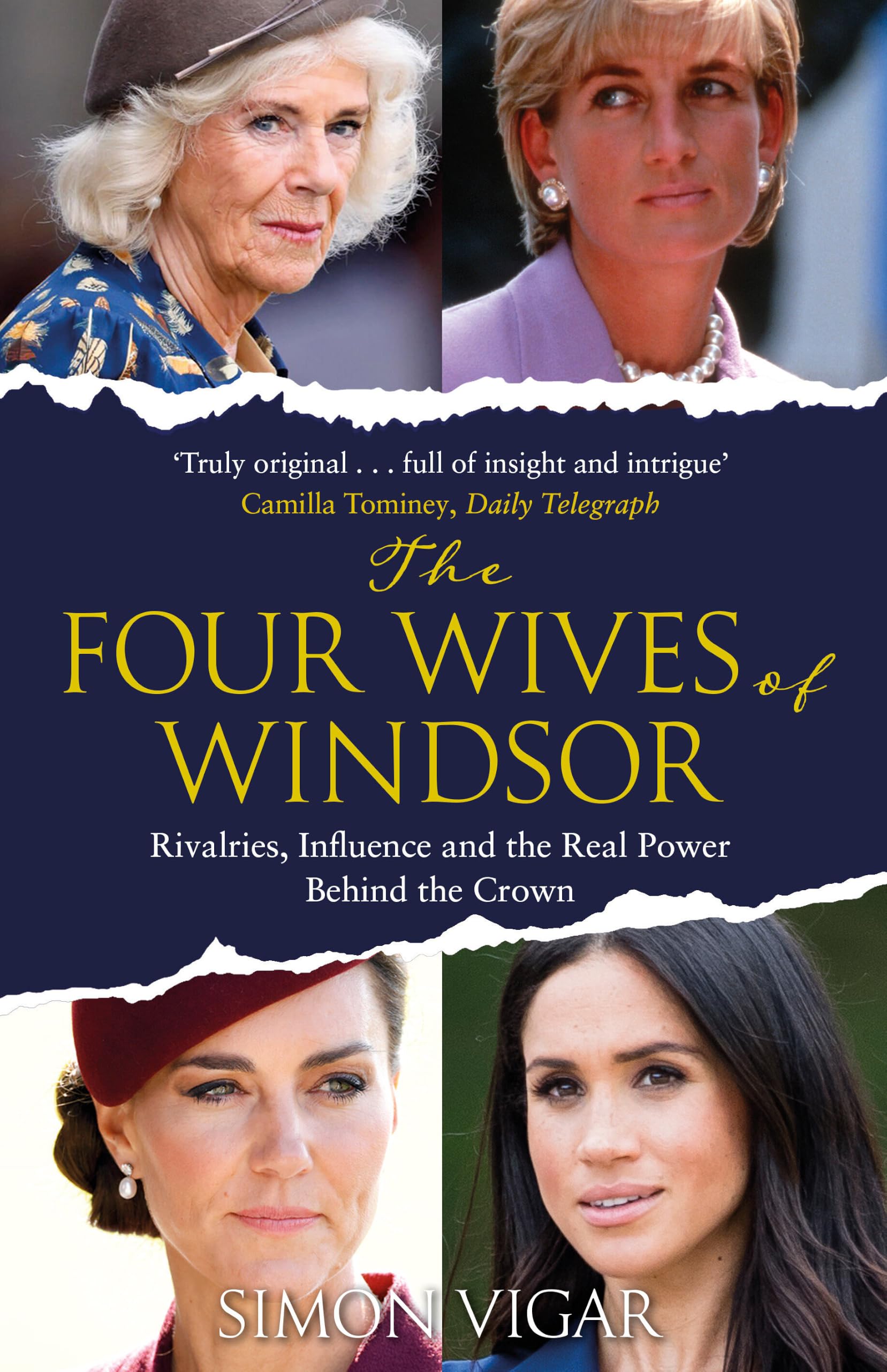 The Four Wives of Windsor: The Inside Story of Diana, Camilla, Catherine and Meghan - Simon Vigar | Hardcover 1