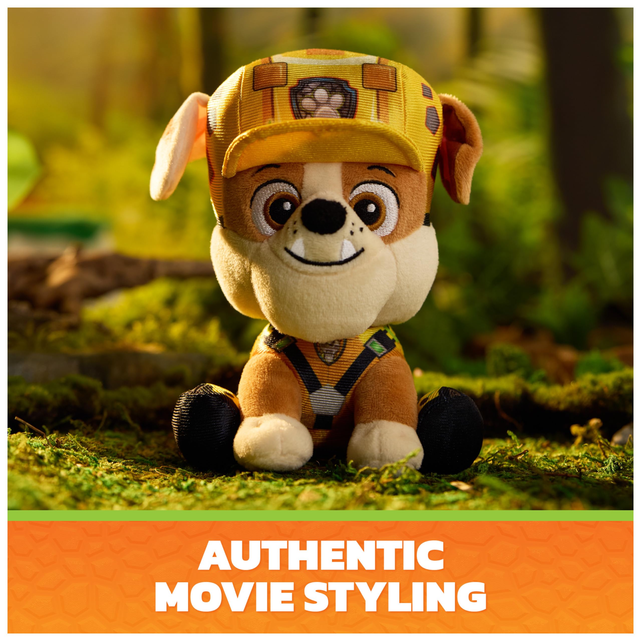 Paw Patrol Rubble Action Figure - Multicolor Plastic Toy | Ages 12-84 Months 2
