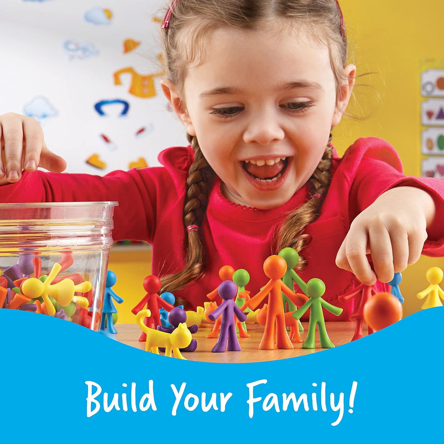 Learning Resources All About Me Family Counters - Educational Math & Role Play Set for Ages 3+ 10