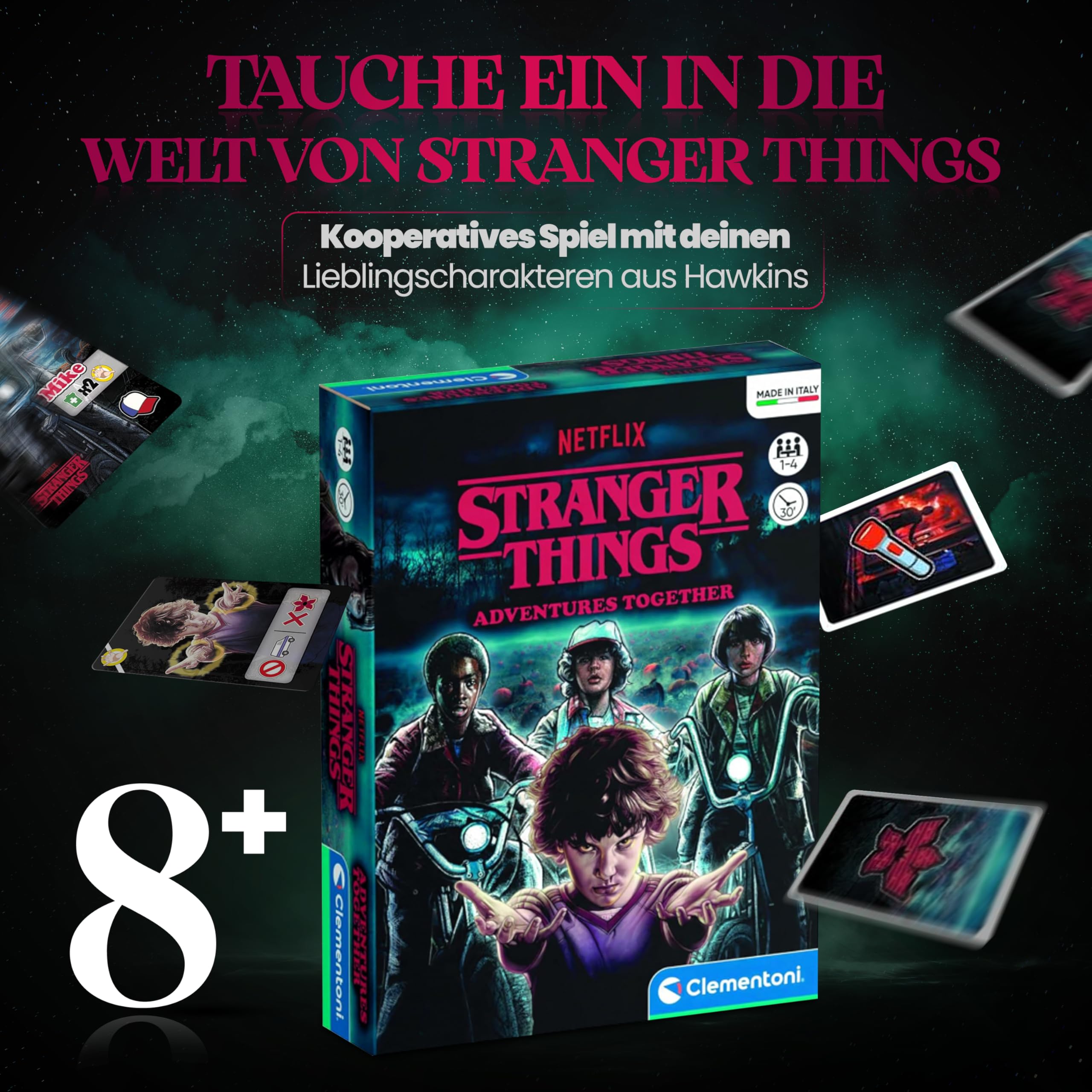 Clementoni Stranger Things Adventures Together Card Game 7