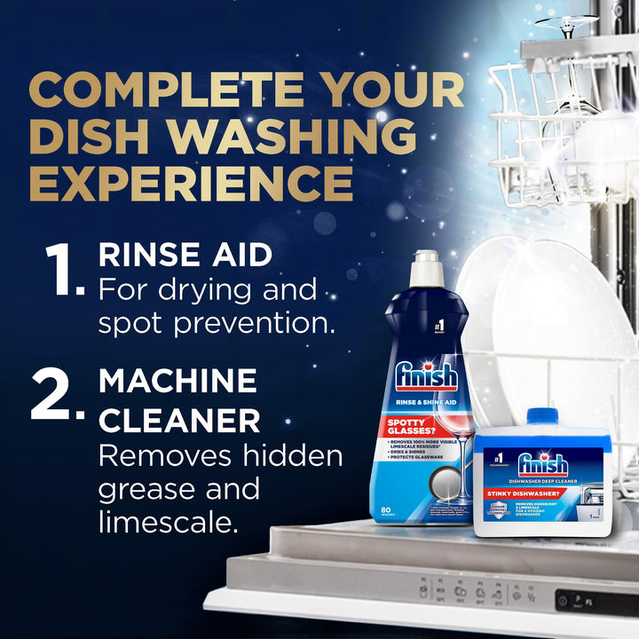 Finish Ultimate Plus Dishwasher Tablets (62 Tablets, Lemon Sparkle)