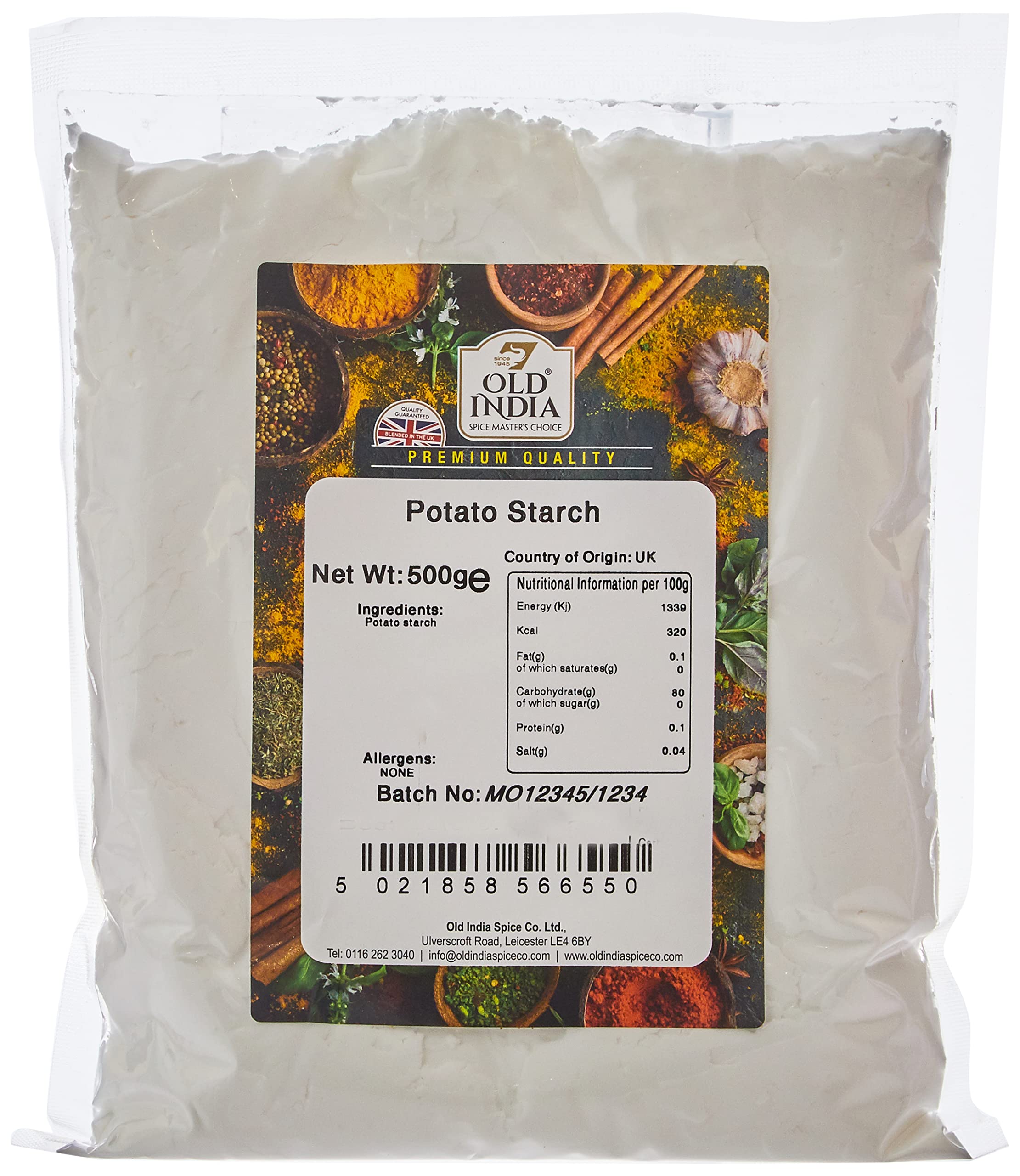 Old India Potato Starch 500 g 1