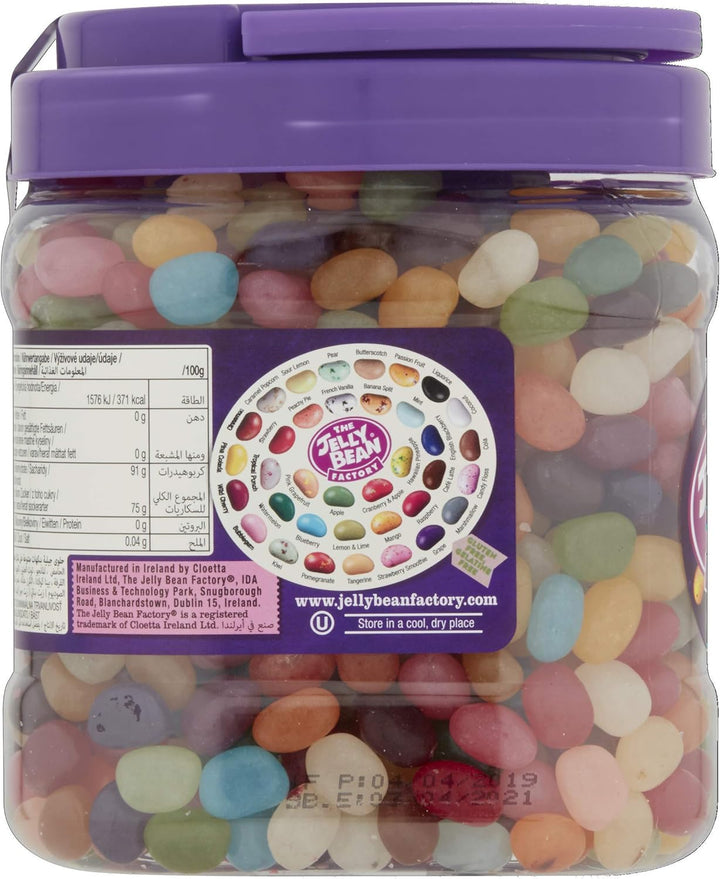 The Jelly Bean Factory Huge Flavours, 1.4kg Gourmet Jelly Beans Jar