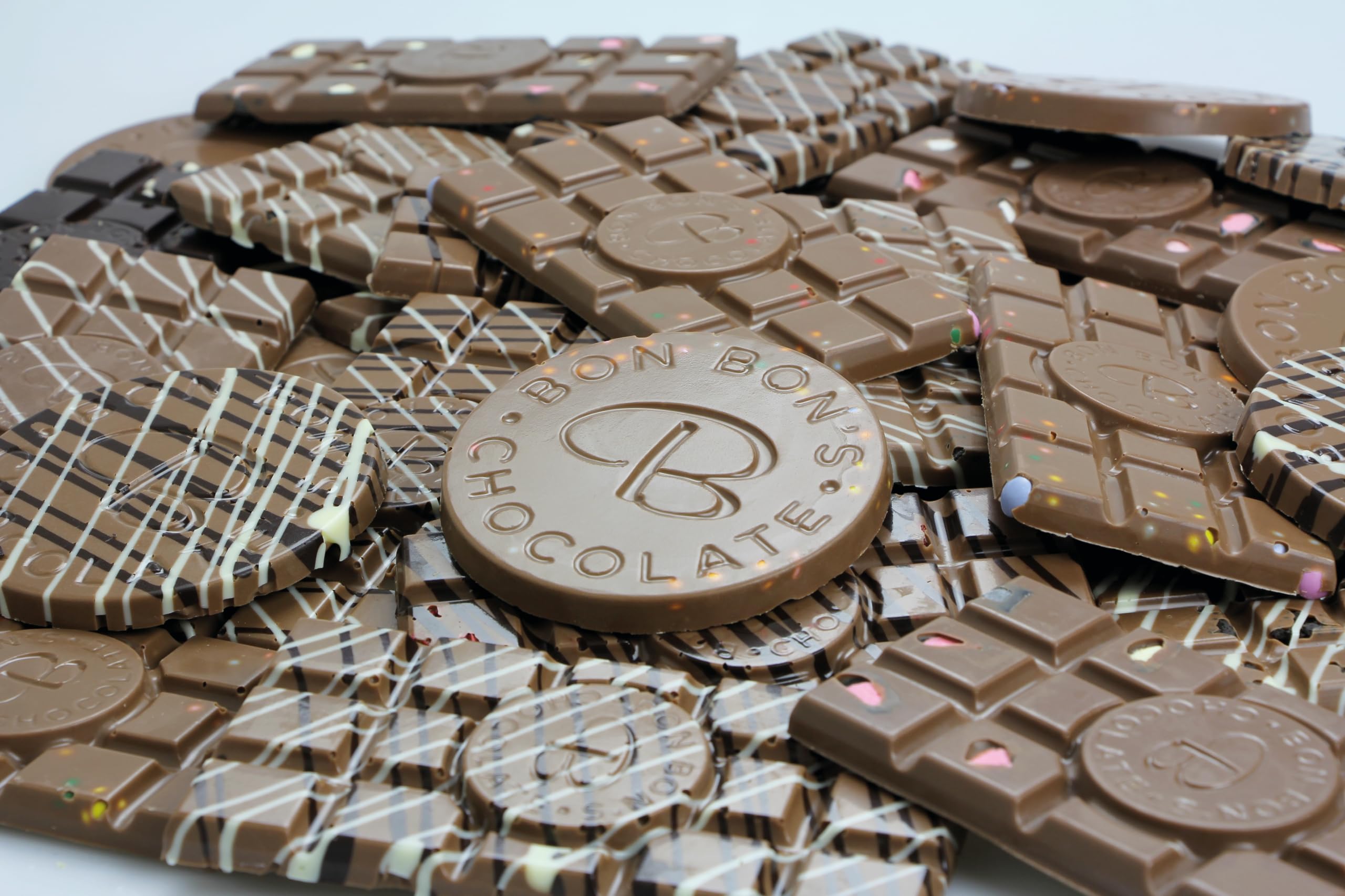 Bon Bon's Dark Chocolate Ginger Bar - 70g with 70% Cocoa & Crystallised Ginger