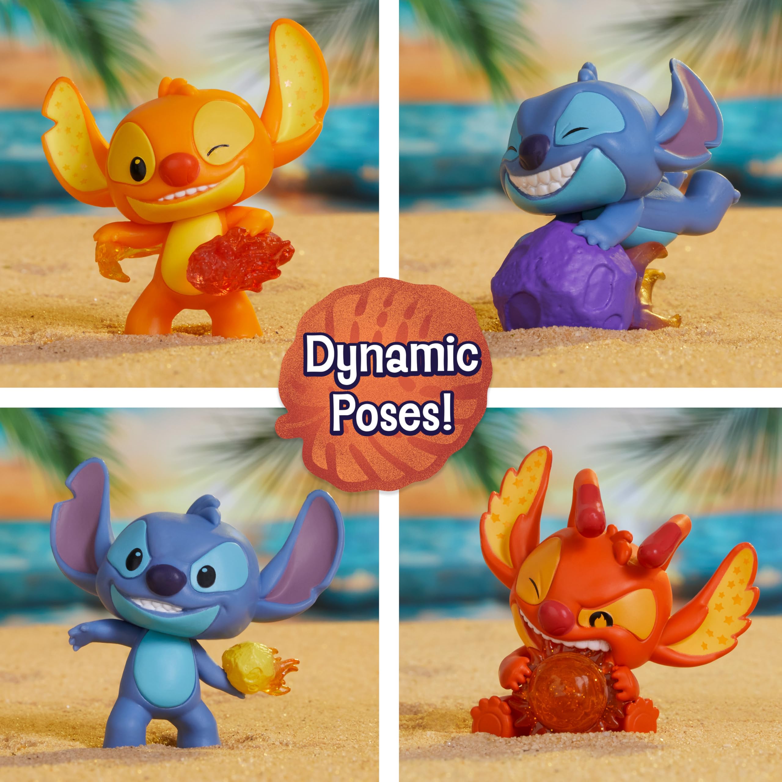 Disney Stitch Outta This World Collectible Mini Figure Capsule - Blind Surprise with 13 Kawaii Figures, Ages 3+ 4