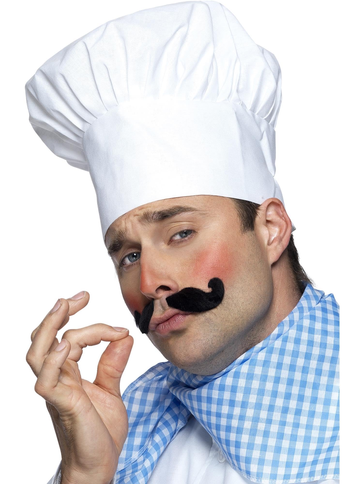 Smiffys Chef Hat - White Costume Headwear | Polyester | Packable
