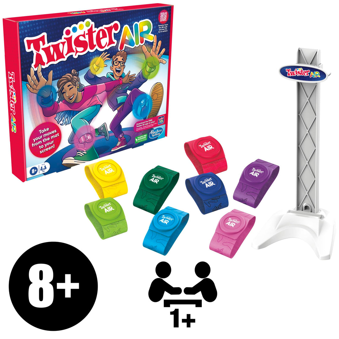 Hasbro Gaming Twister Air Augmented Reality Party Game for Ages 8+