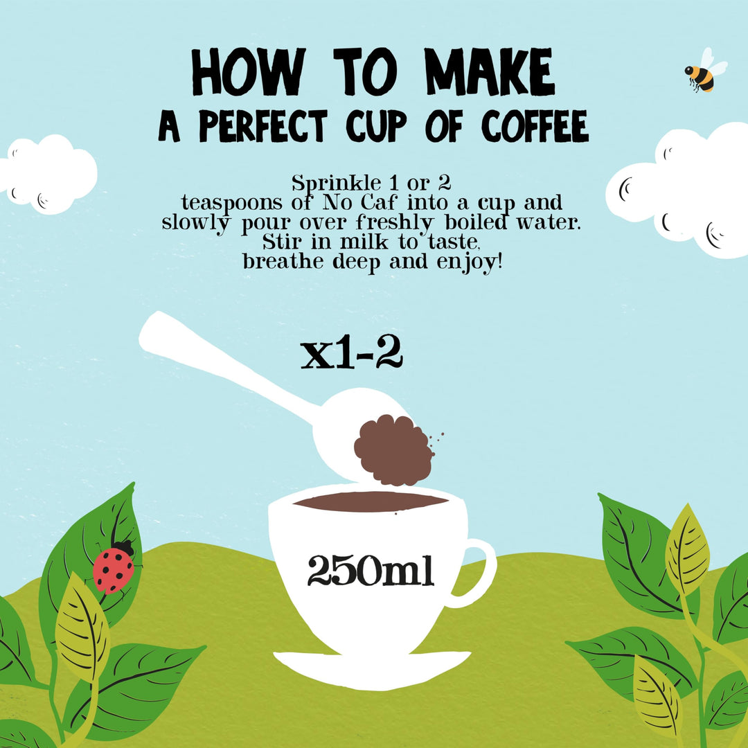 Clipper Organic No Caf Coffee Alternative 100g | Caffeine-Free Barley & Chicory Blend