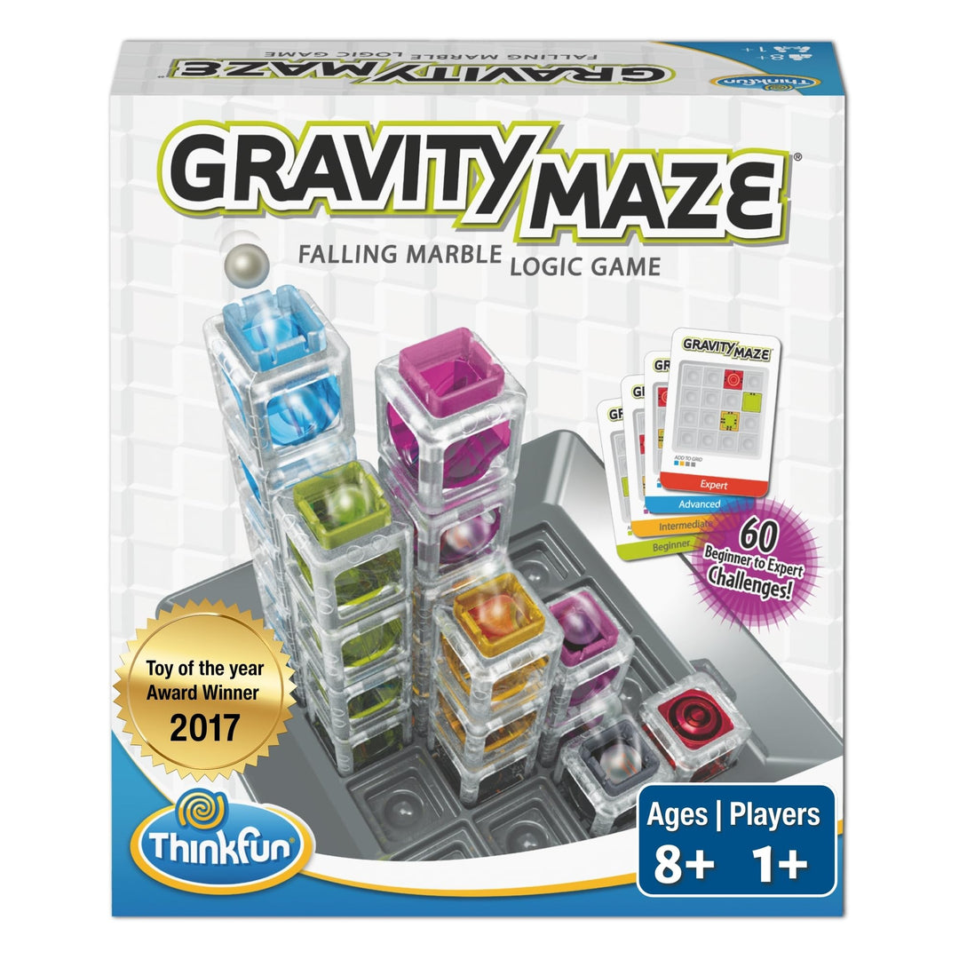 Thinkfun – Gravity Maze – Fallendes Marmor-Gehirnspiel und Stielspielzeug für Kinder ab 8 Jahren