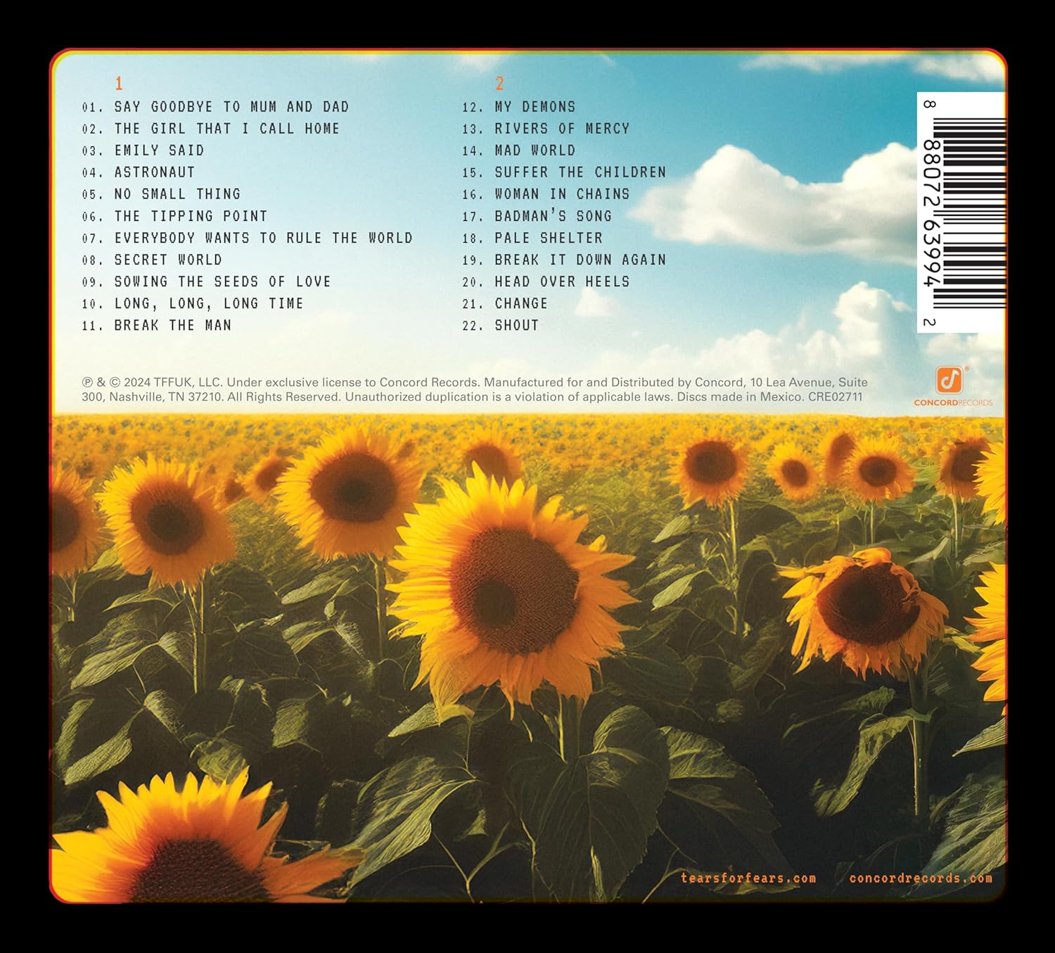 Tears For Fears - Songs For A Nervous Planet [Audio CD] 3