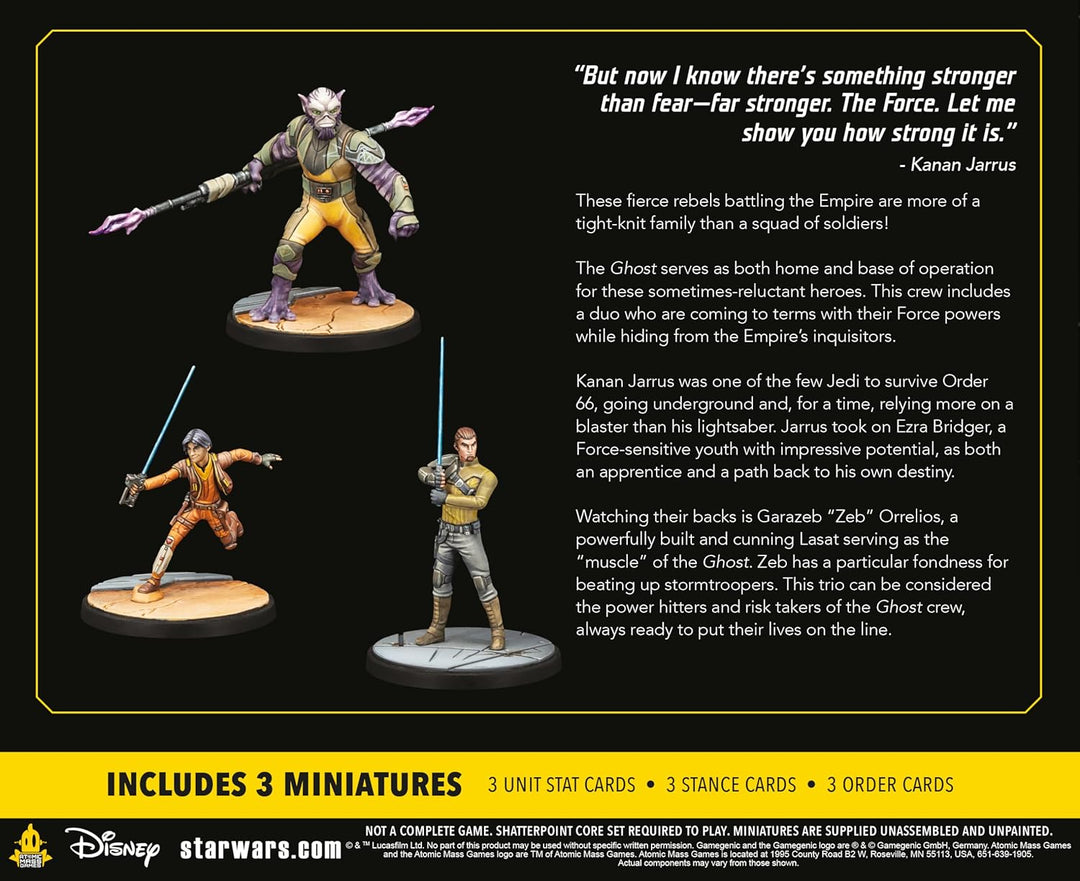 Atomic Mass Games Star Wars: Shatterpoint Stronger Than Fear Squad Pack
