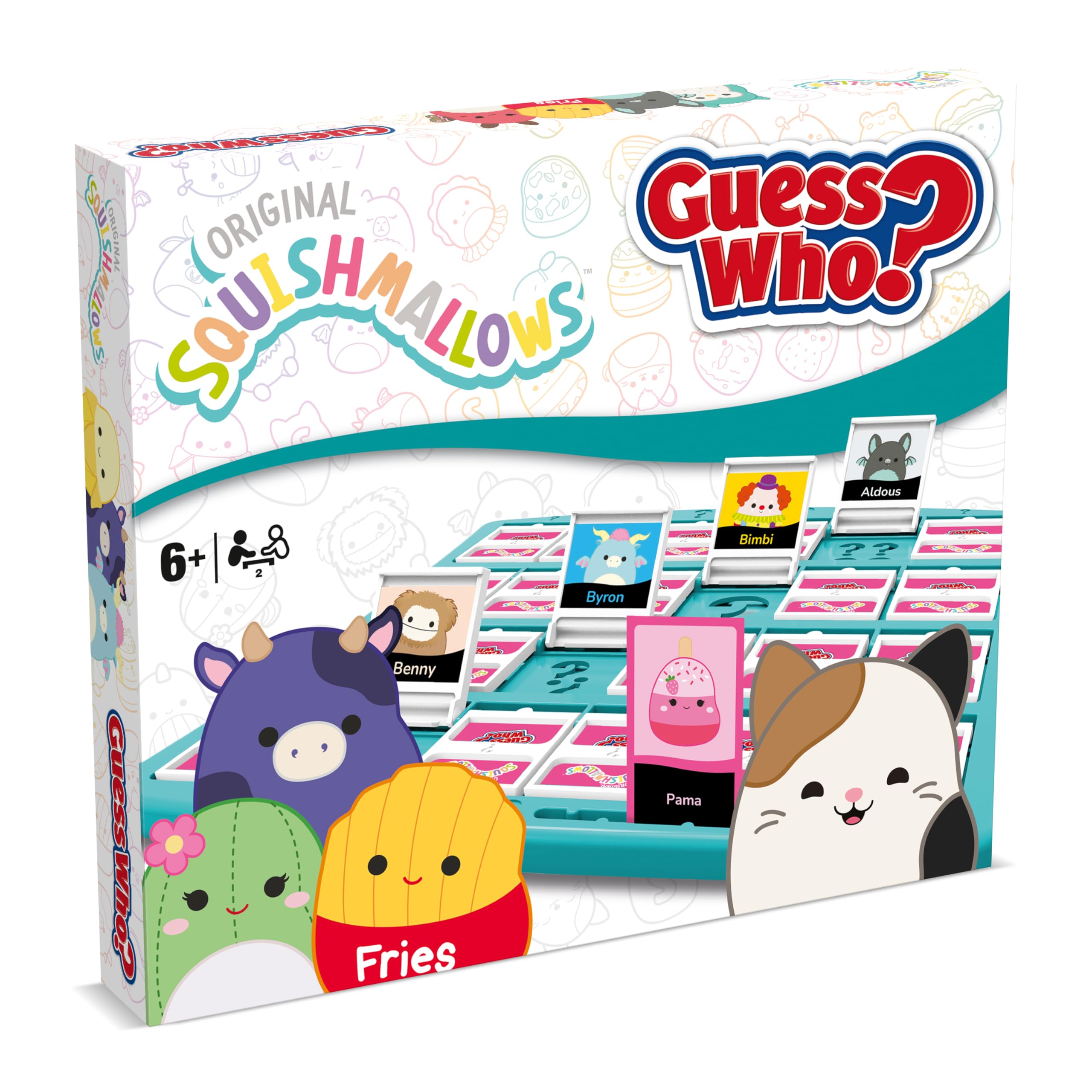 Winning Moves Squishmallows Guess Who? Board Game | 24 Characters | Ages 6+ 1