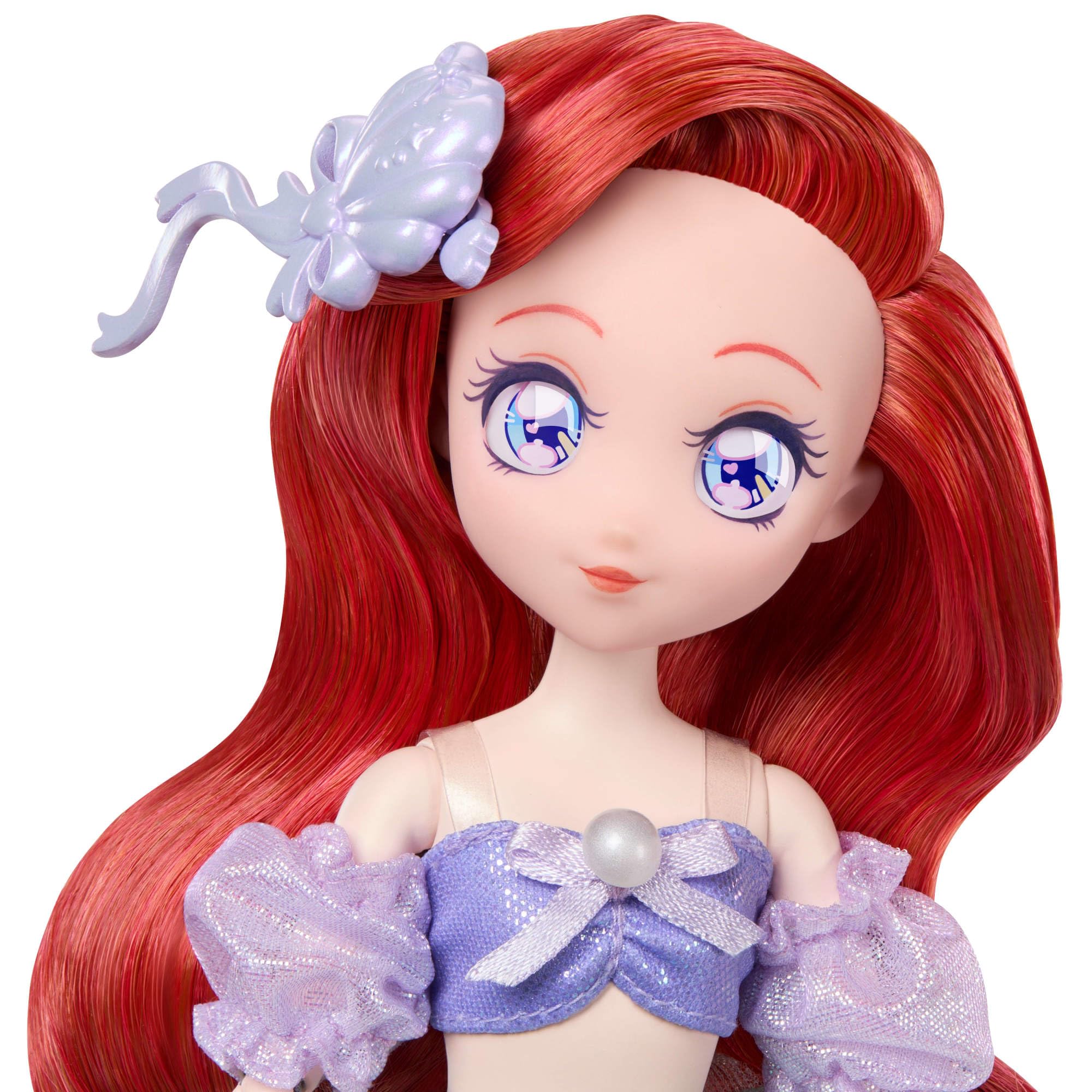 Mattel Disney Collector Princess Ariel Manga Doll - 9 Inch, Posable, Multicolor 2