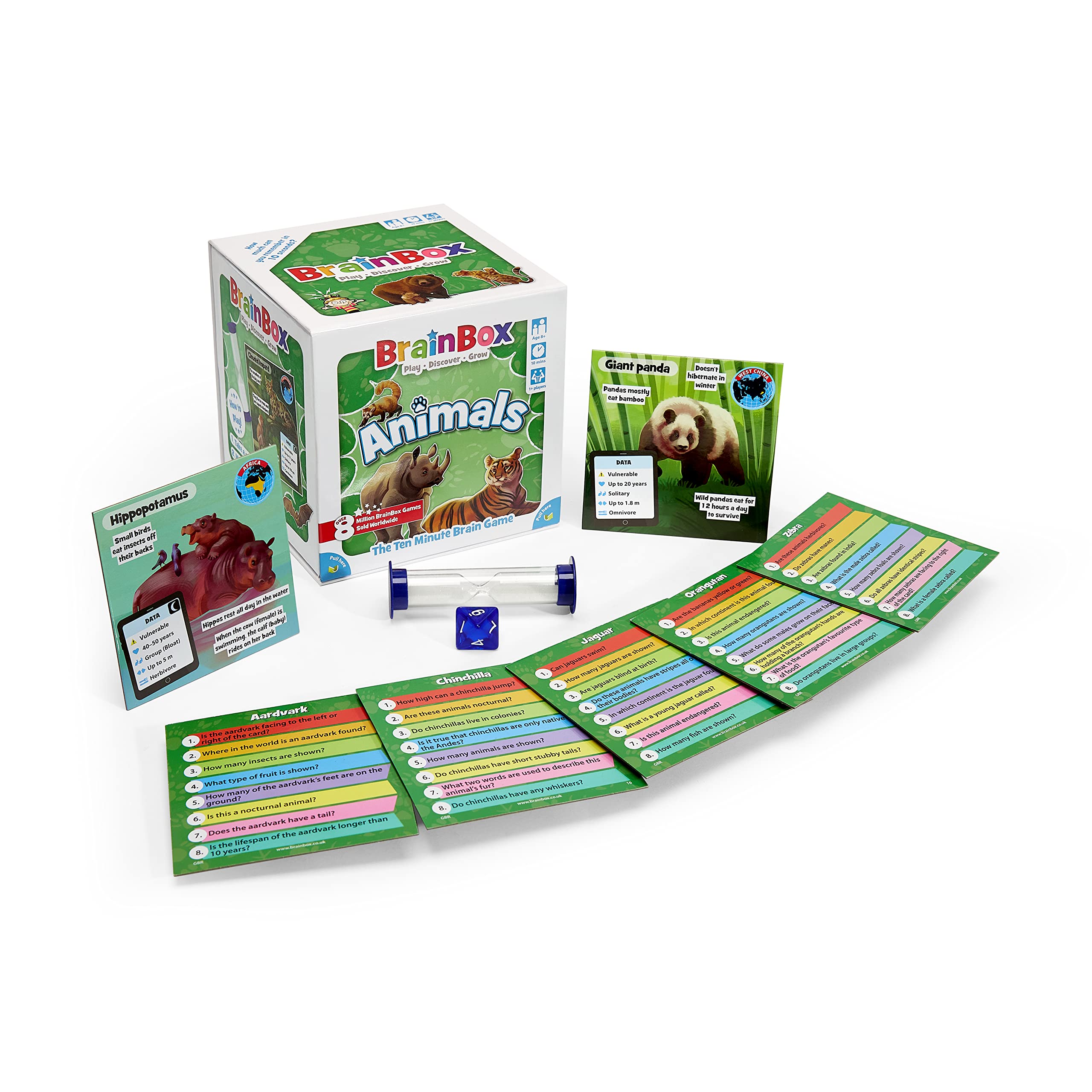 Brain Box Animals Dedicated Deck Card Game | Ages 8+ | 1+ Players | 10 Min Play Time 4