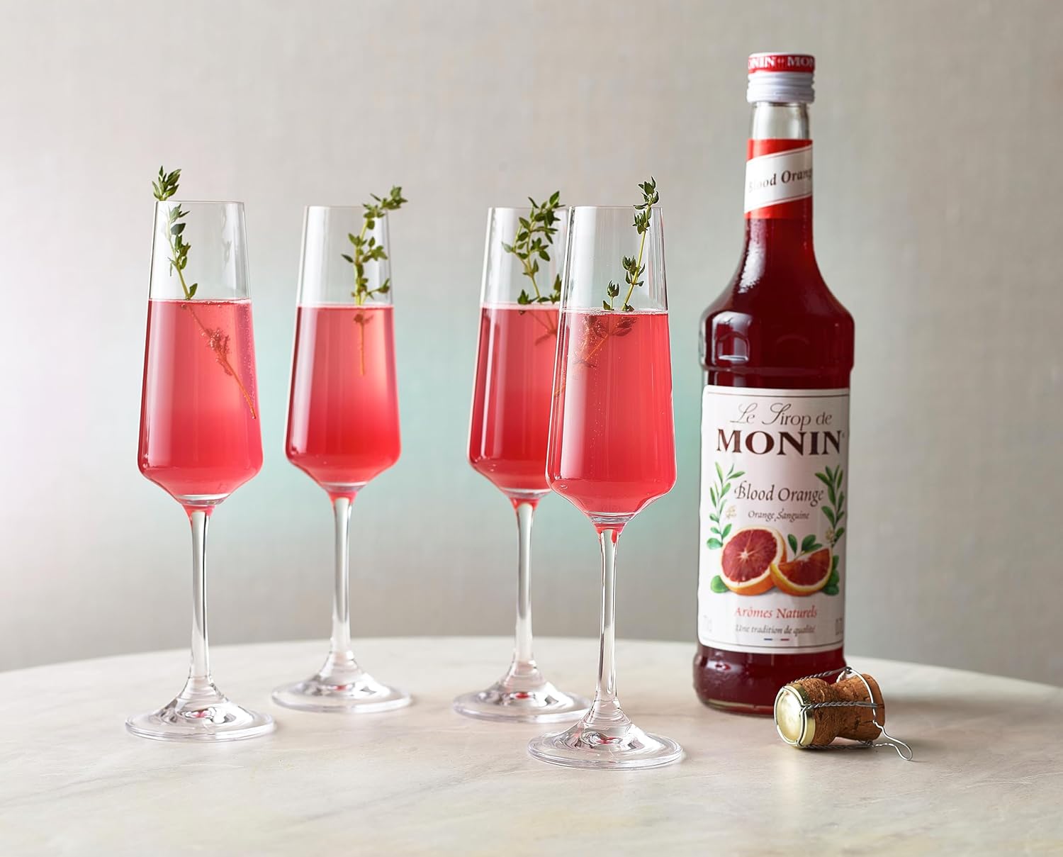 MONIN Blood Orange Syrup 700ml - Vegan, Natural Flavouring for Cocktails, Mocktails & Beverages 7