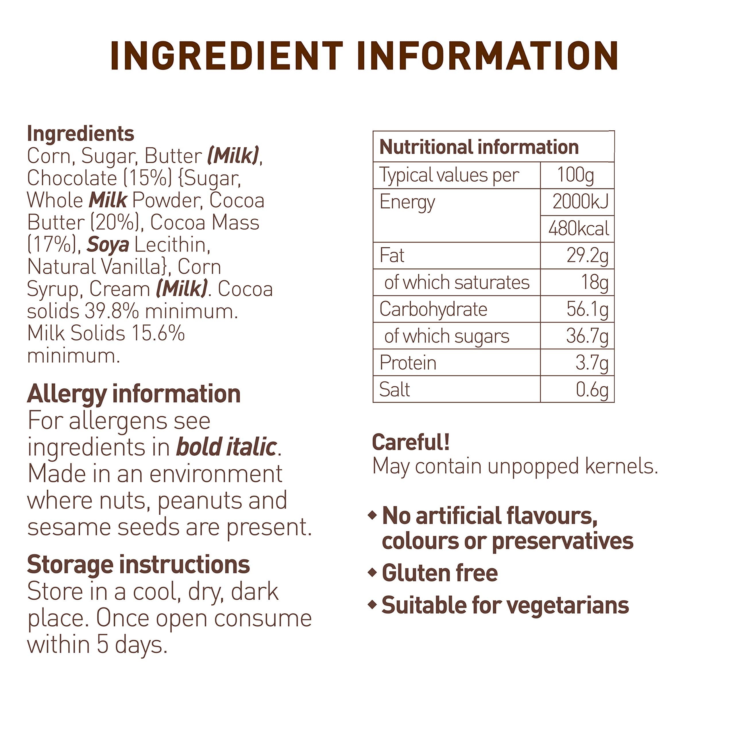 Joe &amp; Seph's Double Chocolate Popcorn (4x80g) - Gourmet-Schokoladensnack aus der Heißluftmaschine 4