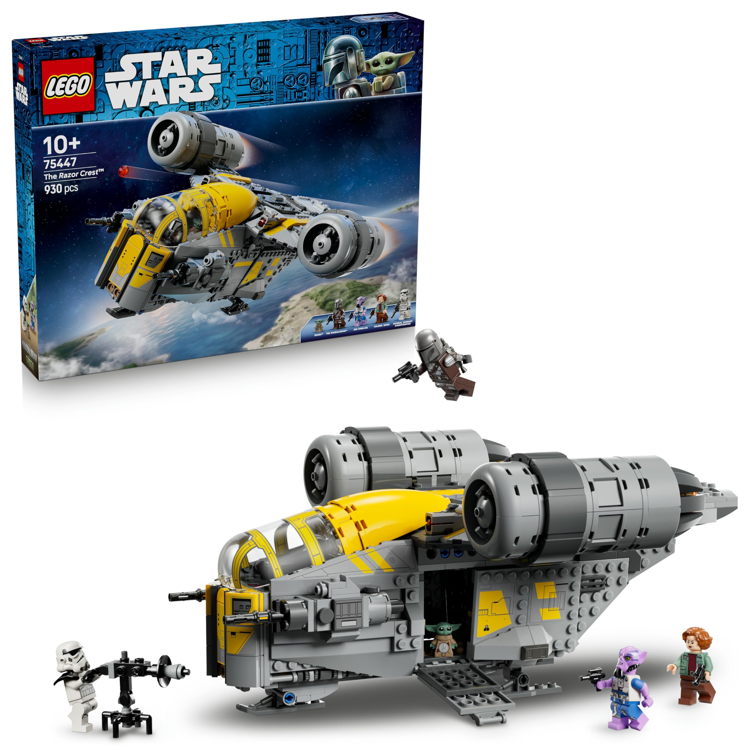 LEGO Star Wars 75447 The Razor Crest Building Set | 5 Characters | Ages 10+ 1