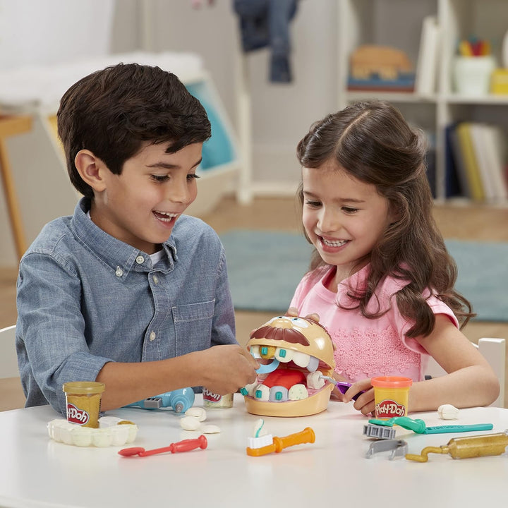 Play-Doh Drill 'n Fill Dentist - Pretend Play Dental Set for Kids 3+