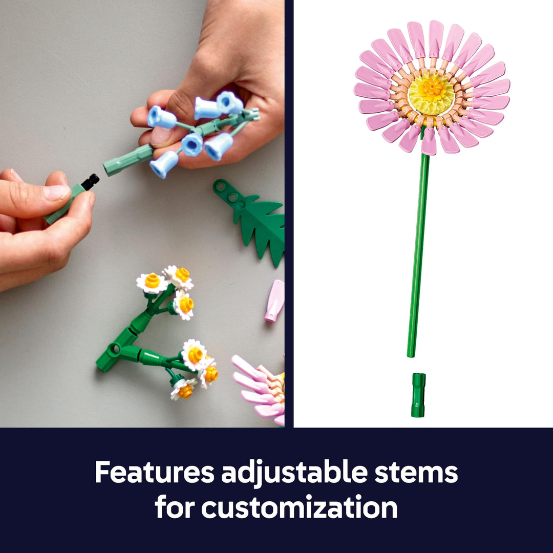 LEGO Botanicals Petite Sunny Bouquet - 373-Piece Building Set for Ages 9+