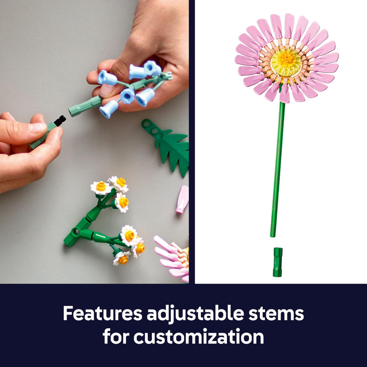 LEGO Botanicals Petite Sunny Bouquet - 373-Piece Building Set for Ages 9+