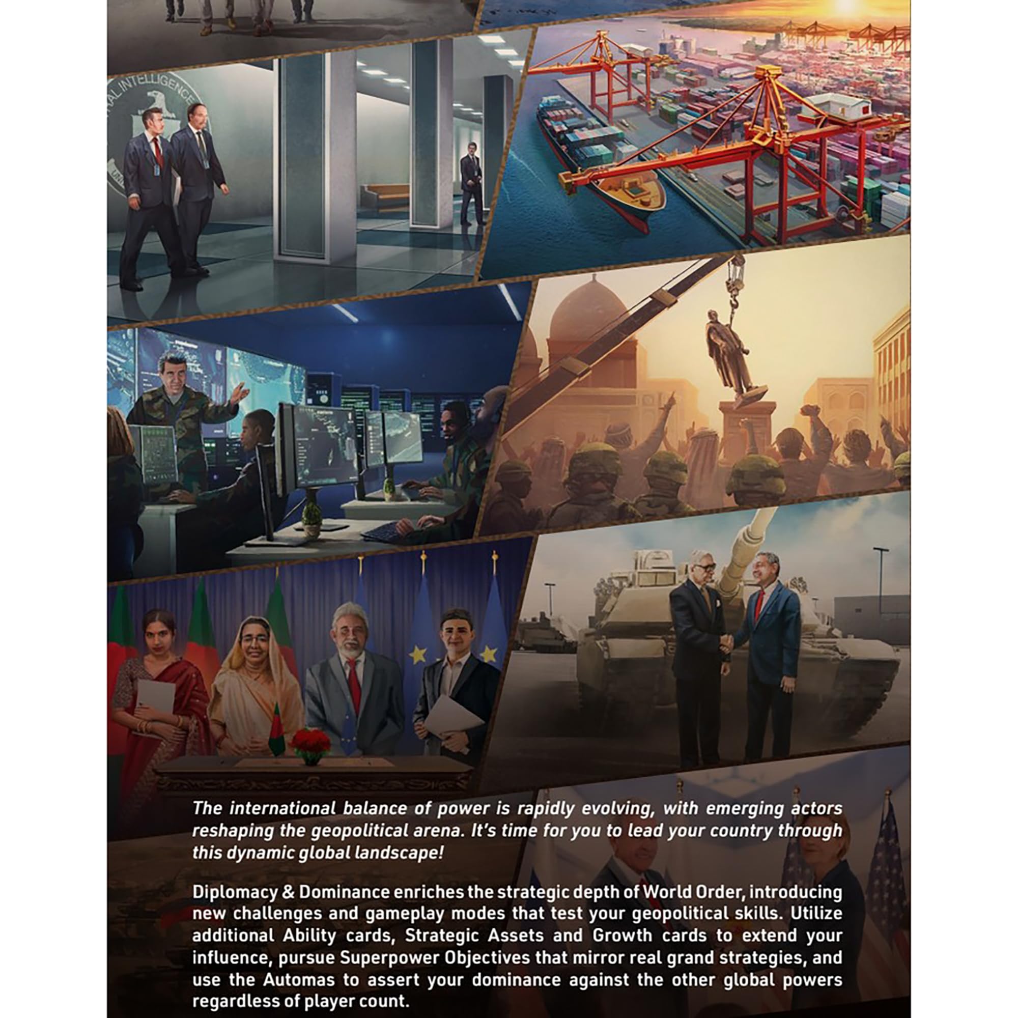 Hegemonic World Order: Diplomacy & Dominance Expansion - Strategy Board Game | 1-4 Players | Ages 14+ 4