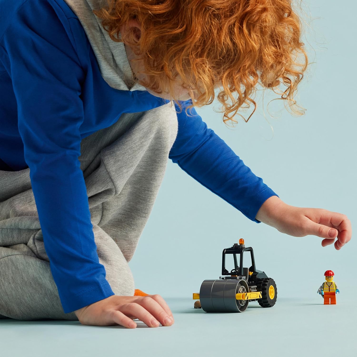 LEGO City Construction Steamroller - Building Set with Minifigure for Kids Aged 5+ 7