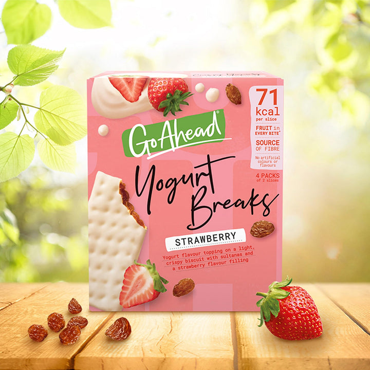 Go Ahead Strawberry Yogurt Breaks, 4 Bars, 142 g