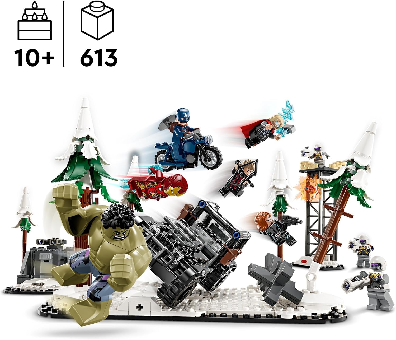LEGO Marvel The Avengers Assemble: Age of Ultron - 613-Piece Buildable Super Hero Playset for Ages 10+ 4