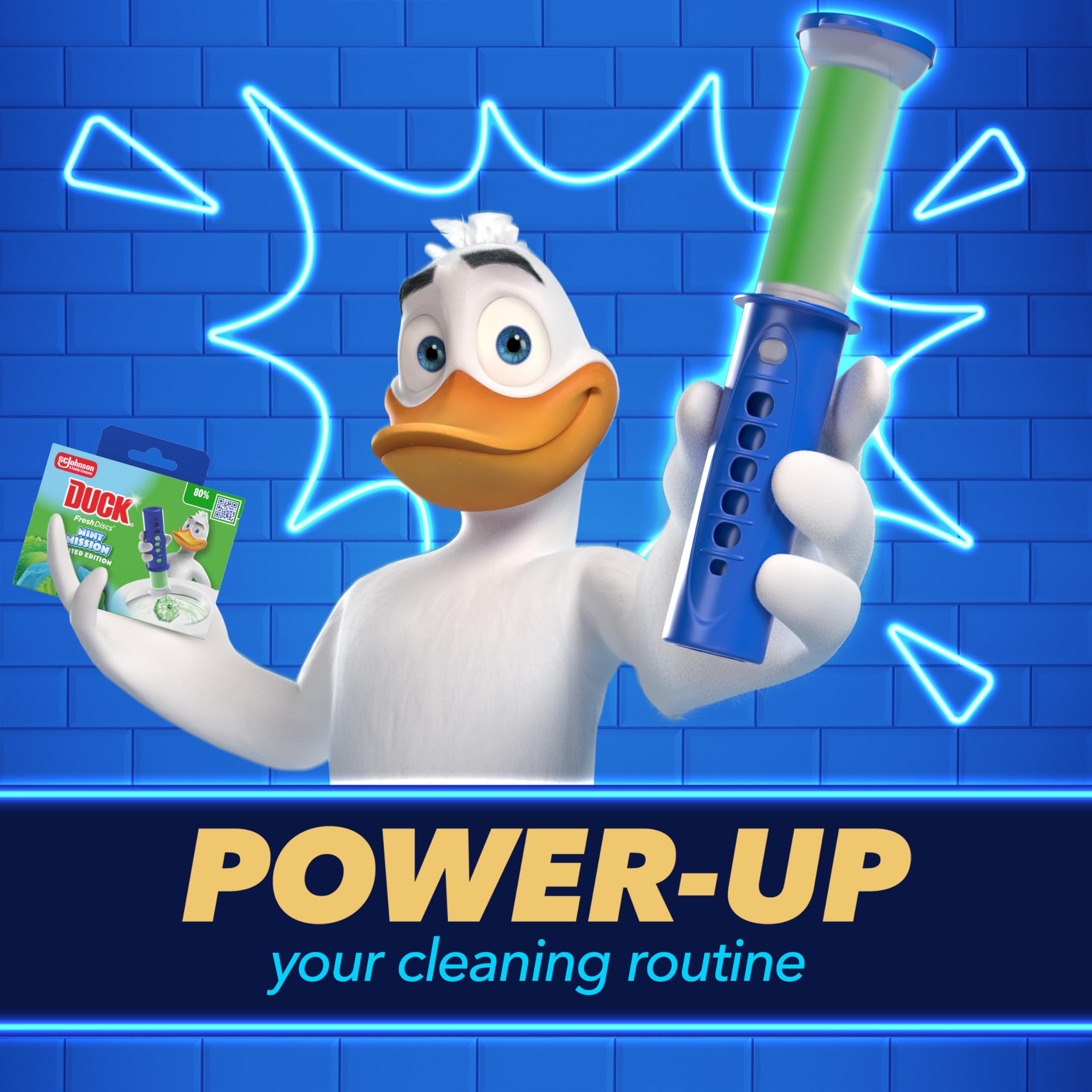 DUCK Fresh Discs Toilet Cleaner Starter Kit - Continuous Fragrance & Limescale Prevention | 5 Discs 2
