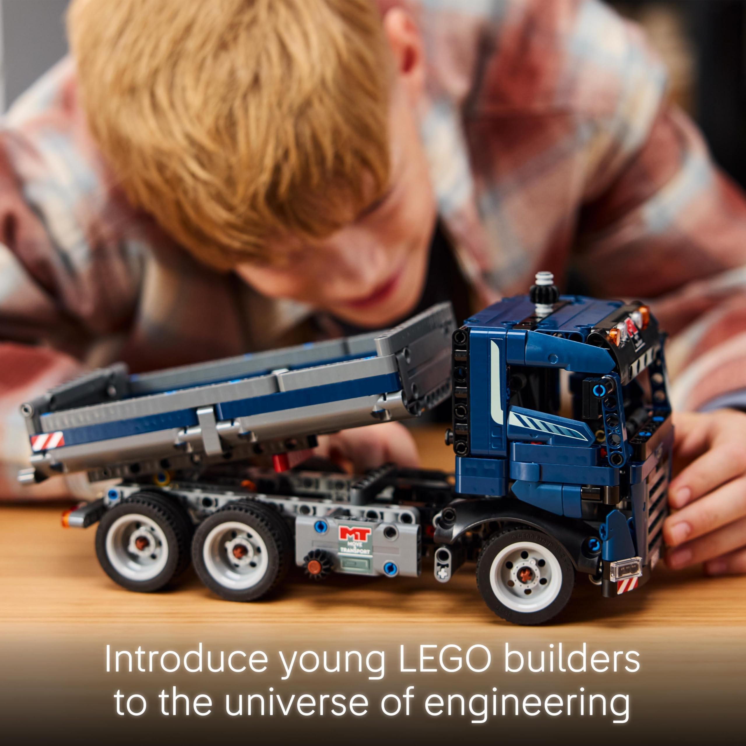 LEGO Technic Tipping Dump Truck Toy with Steering & Moving Dump Box - 462 Pieces for Ages 9+ 5