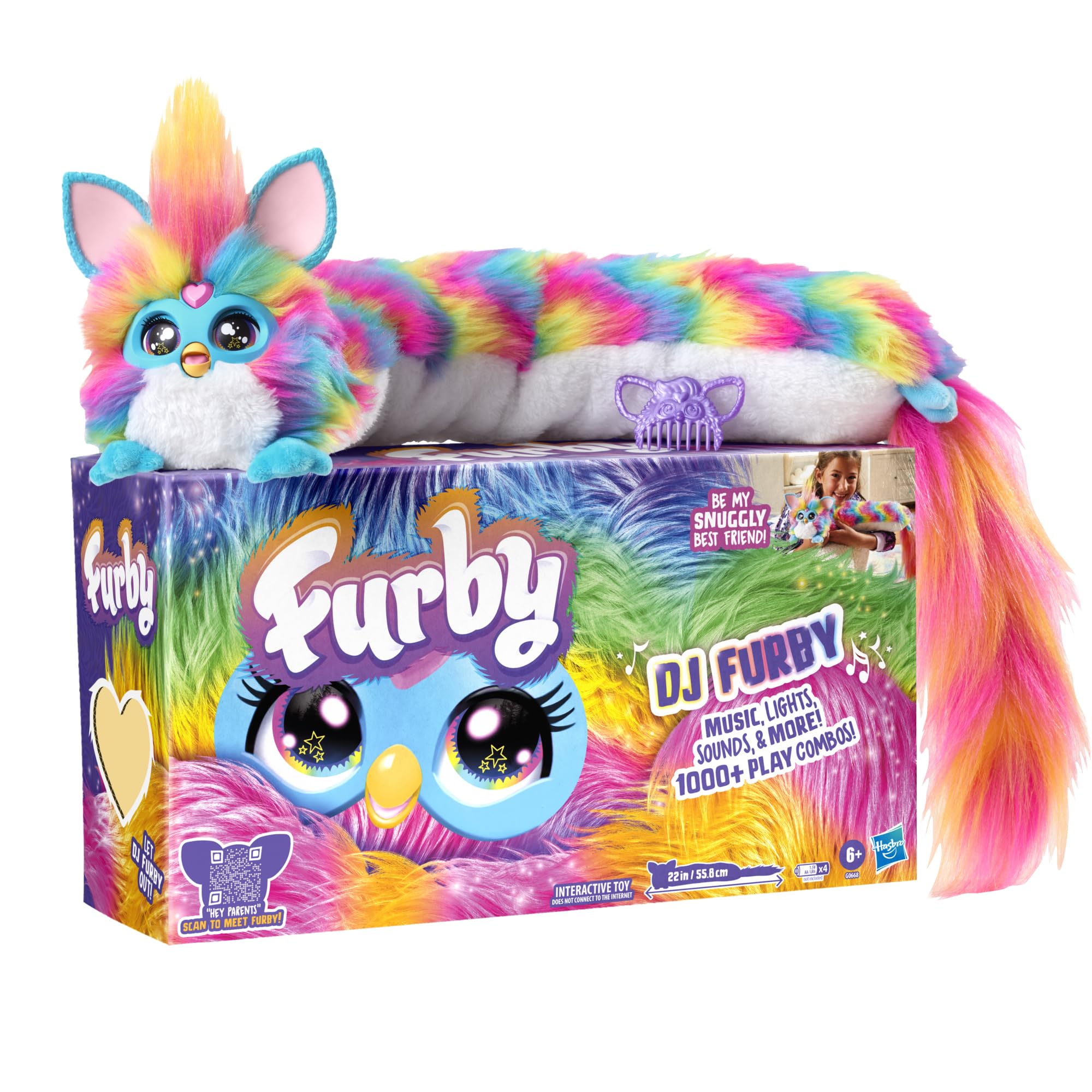 DJ Furby Interactive Plush Toy - Music, Lights & 5 Modes for Kids 6+ 1