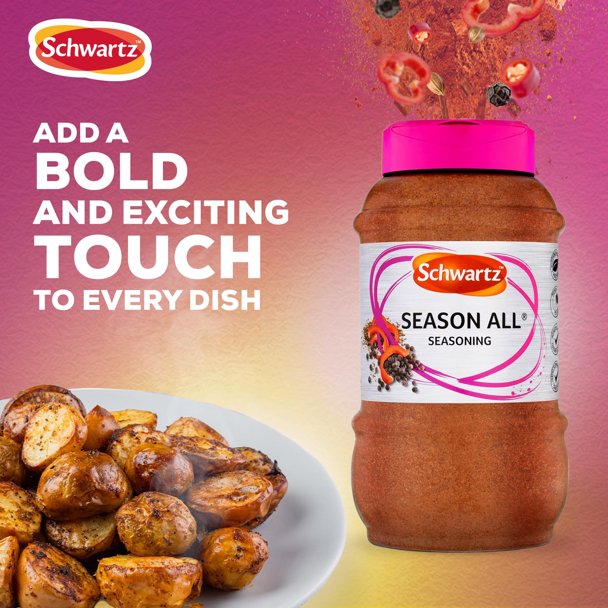 Schwartz Season All Seasoning - All-Purpose Meat Seasoning for Depth and Flavour | 840g