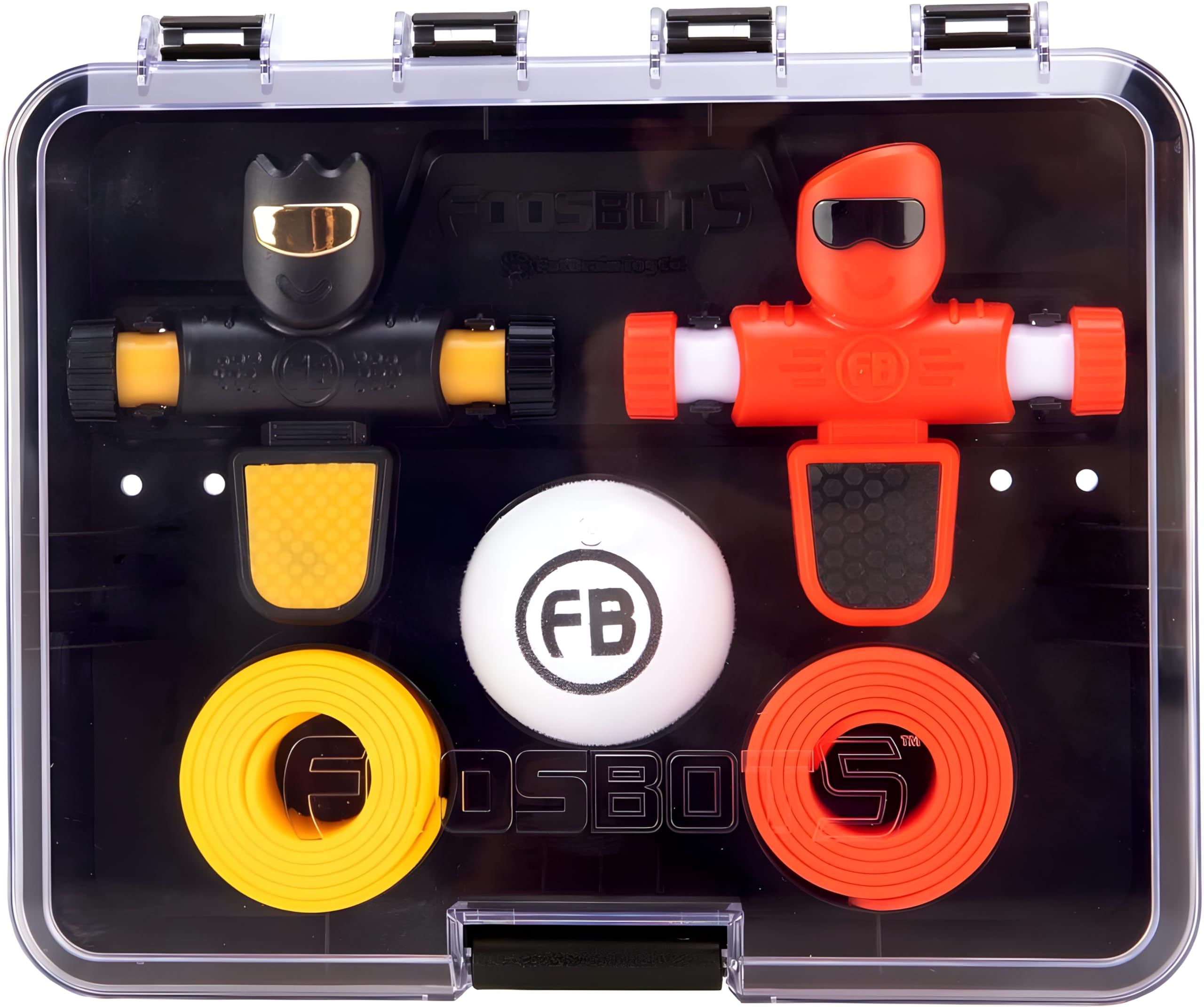 Fat Brain Toys Foosbots 2-Pack Tabletop Football Game 6