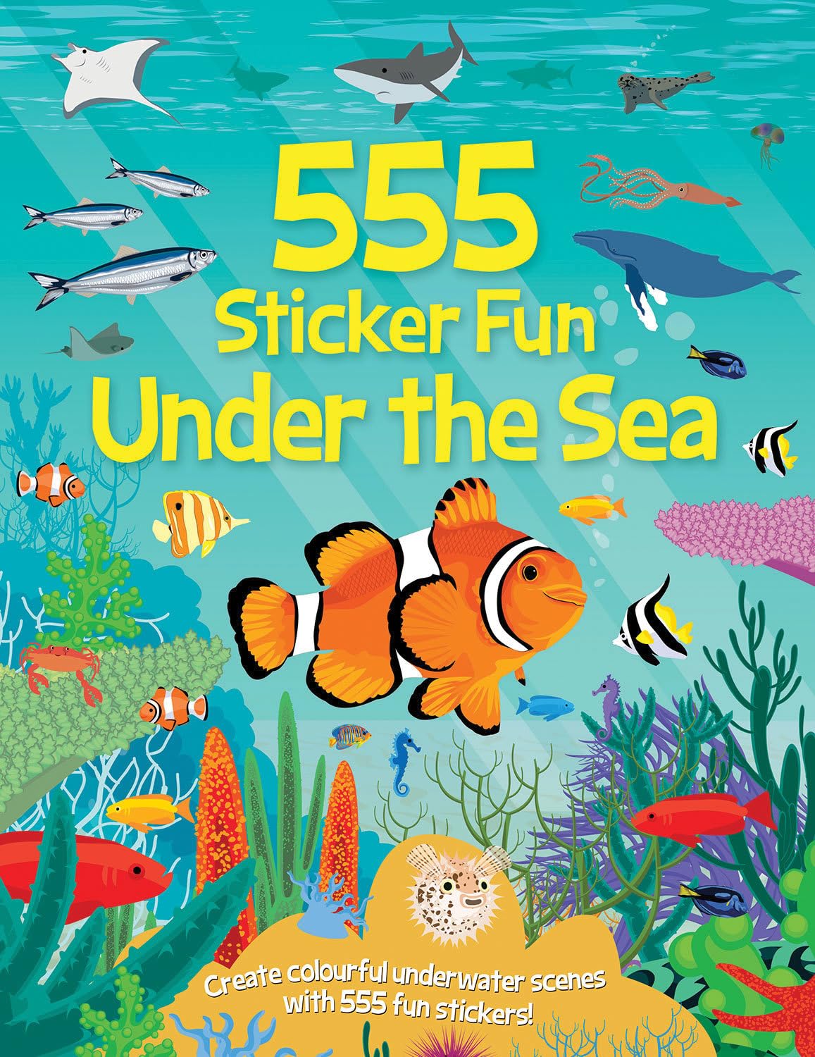 Two Windmills Limited 555 Under the Sea Sticker Fun | Paperback | Ages 5-7