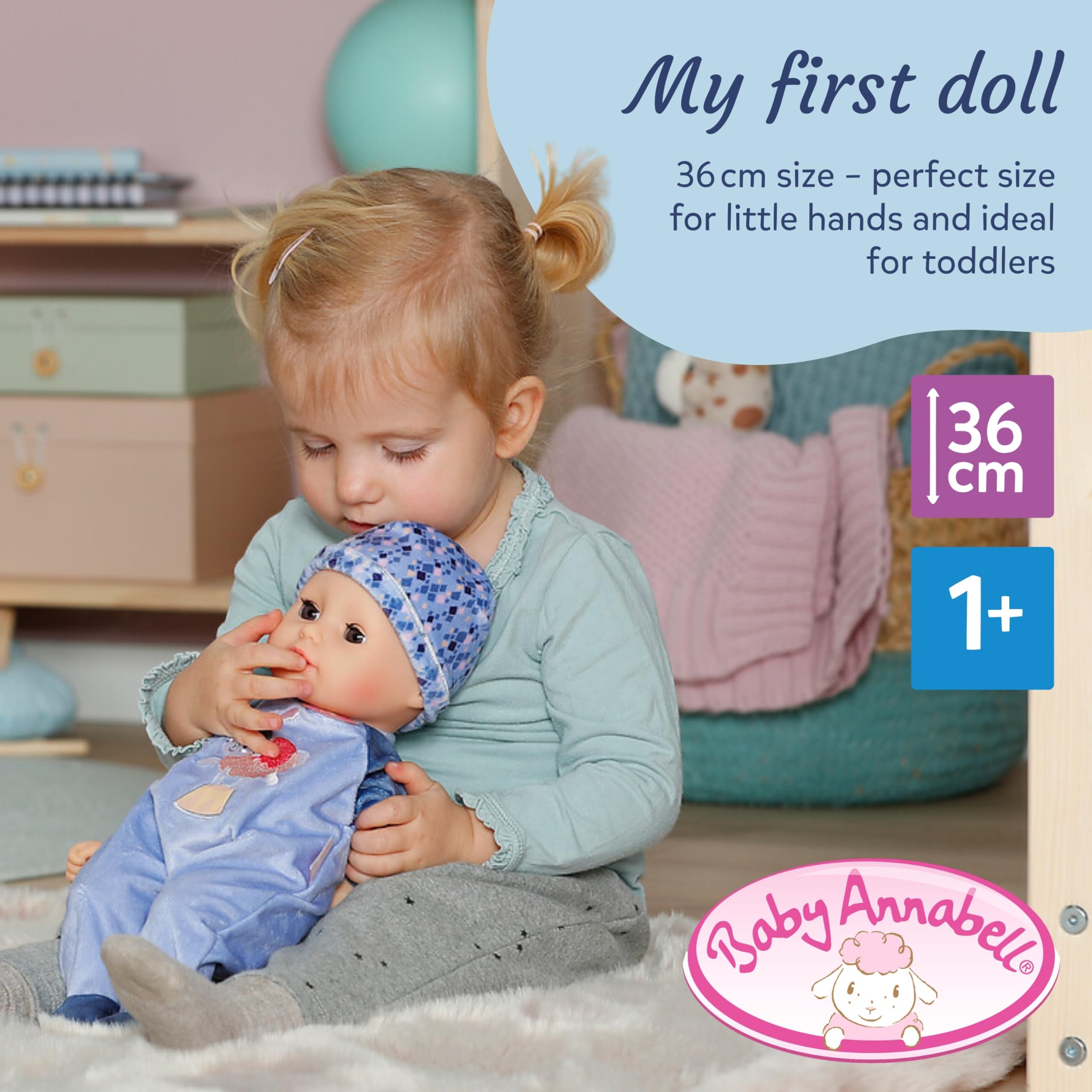 Baby Annabell Alex Soft 36cm Baby Doll with Sleeping Eyes - Ideal First Doll for Toddlers 1+ 10