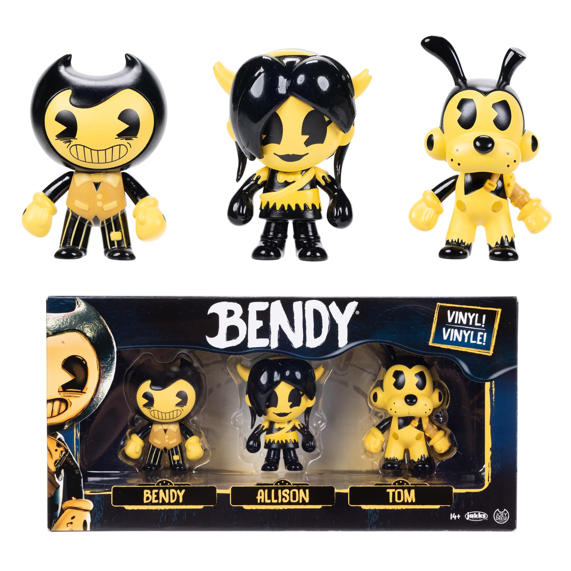Bendy and the Ink Machine Action Figures Multipack 2.5in / 6.35cm, Officially Licensed 1
