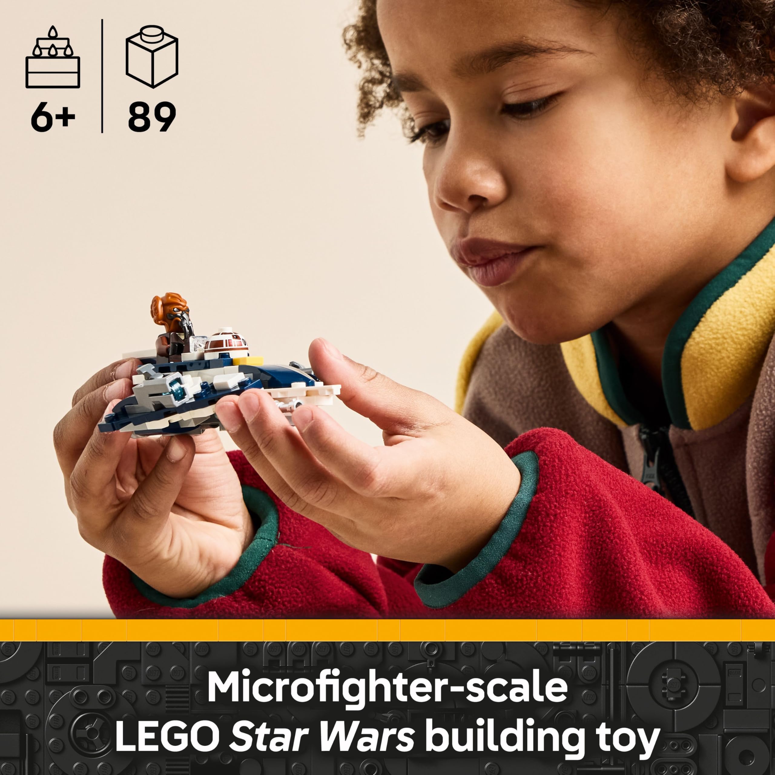 LEGO Star Wars 75400 Plo Koon’s Jedi Starfighter Microfighter Set | Ages 6+ 2