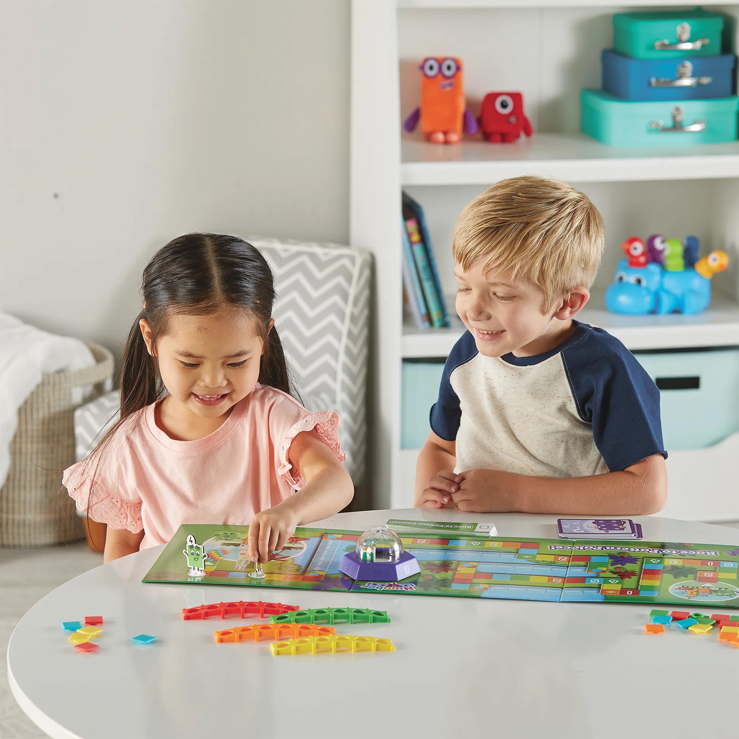 Learning Resources Numberblocks Race to Pattern Palace Board Game | Ages 3+ | 2-4 Players 8