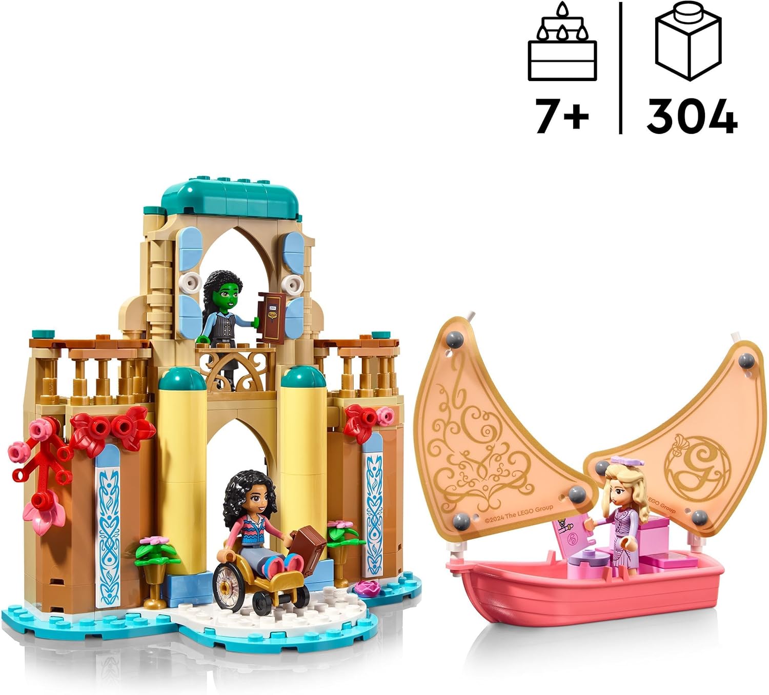 LEGO Wicked Glinda, Elphaba & Nessarose at Shiz University Building Set (75681) - 304-Piece Playset for Ages 7+ 5