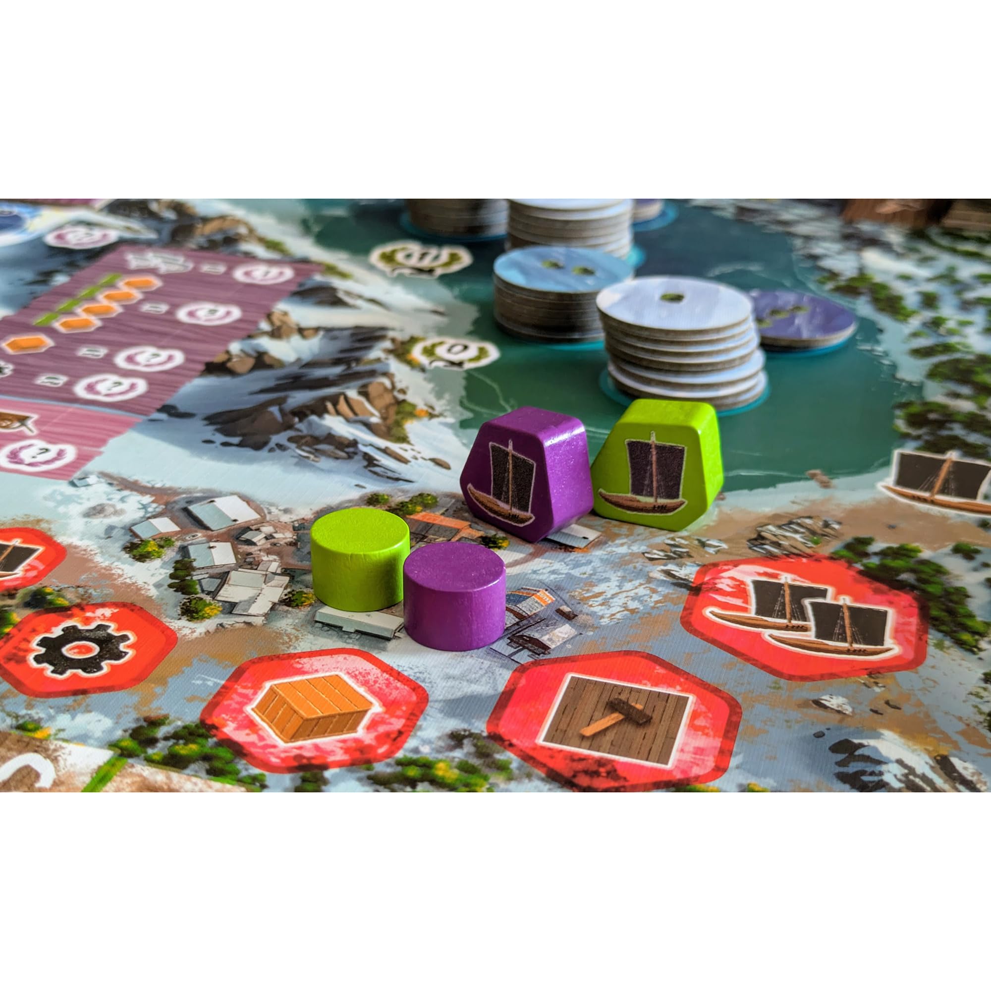 Matagot Saltfjord Strategy Board Game | 1-4 Players | 60 Min Playtime | Ages 16+ 5
