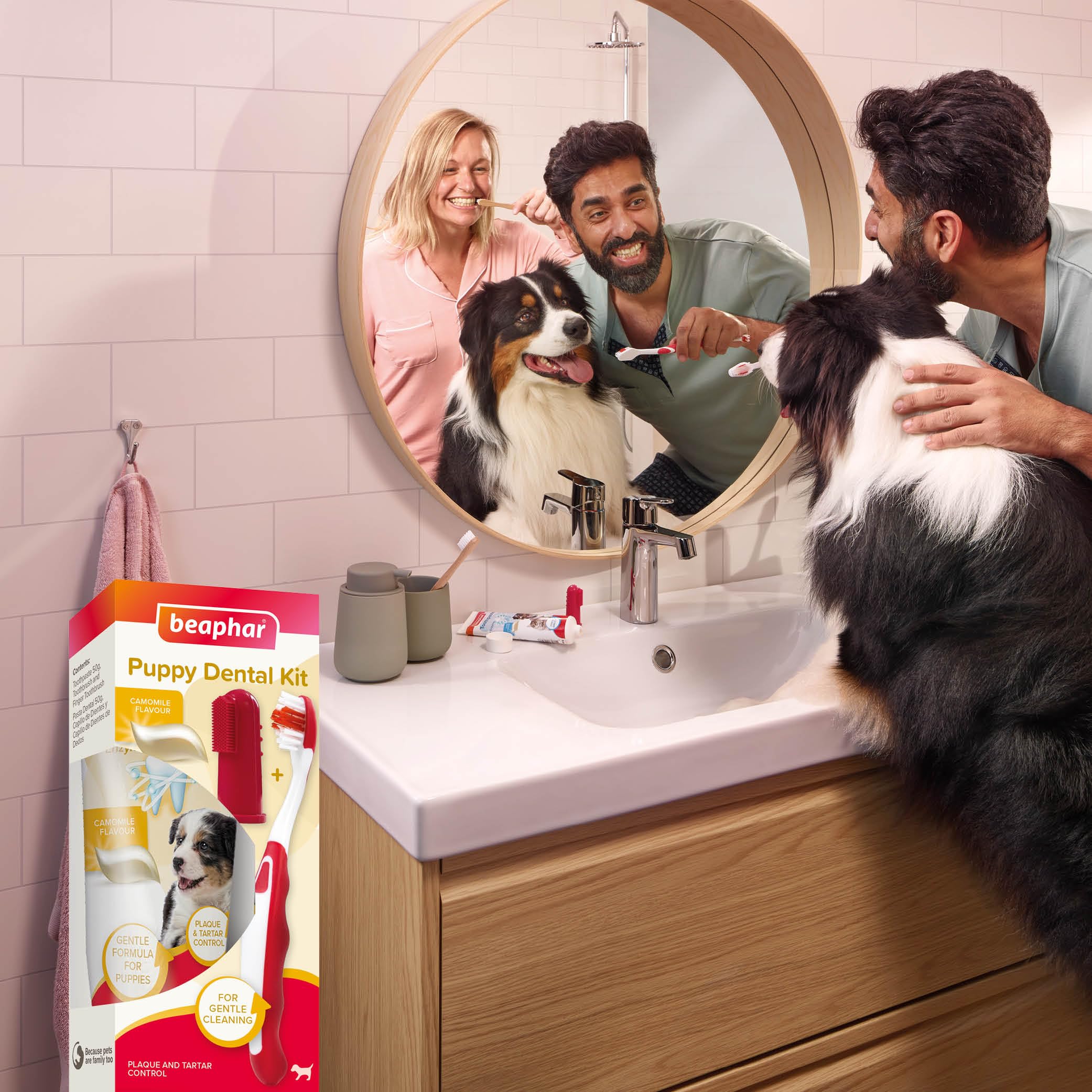 Beaphar Puppy Dental Care Kit - Toothbrush, Finger Brush & Camomile Toothpaste | 3 Items 9