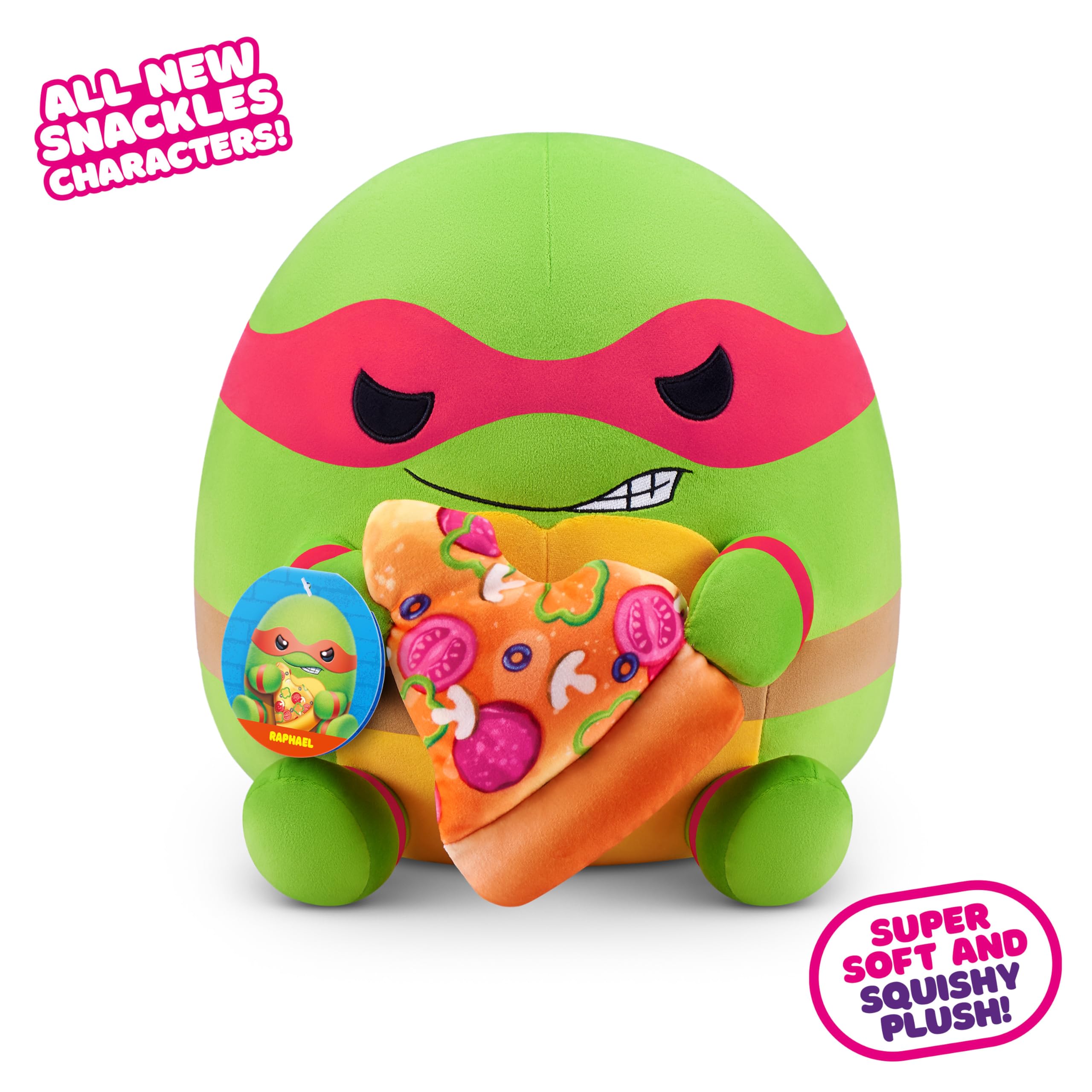 Snackles Teenage Mutant Ninja Turtles Plush Doll - 35 cm Soft Cotton Toy | Limited Edition