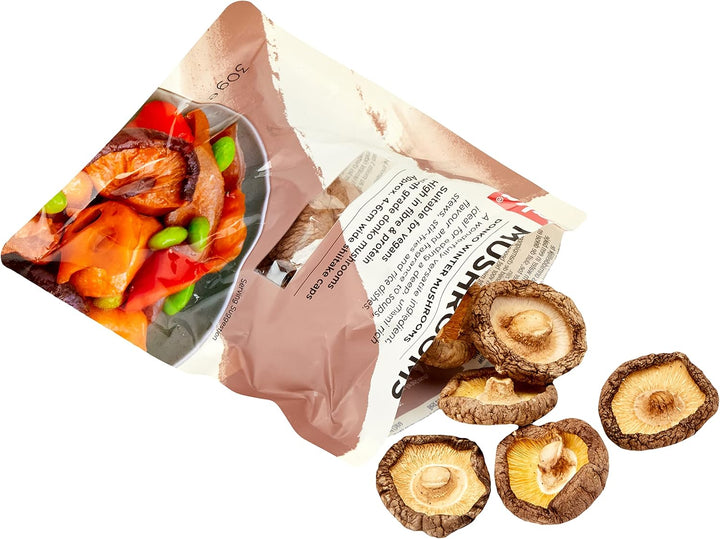 Yutaka Dried Shiitake Mushrooms 30g - Premium Donko Winter Mushrooms for Umami-Rich Cooking