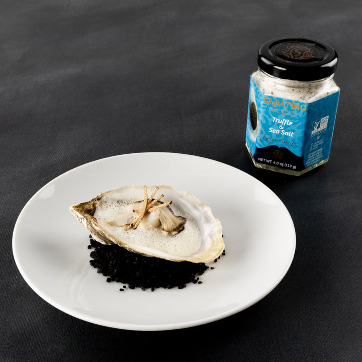 Sabatino Tartufi Truffle Salt Seasoning - Gourmet Sicilian Sea Salt with Black Truffle
