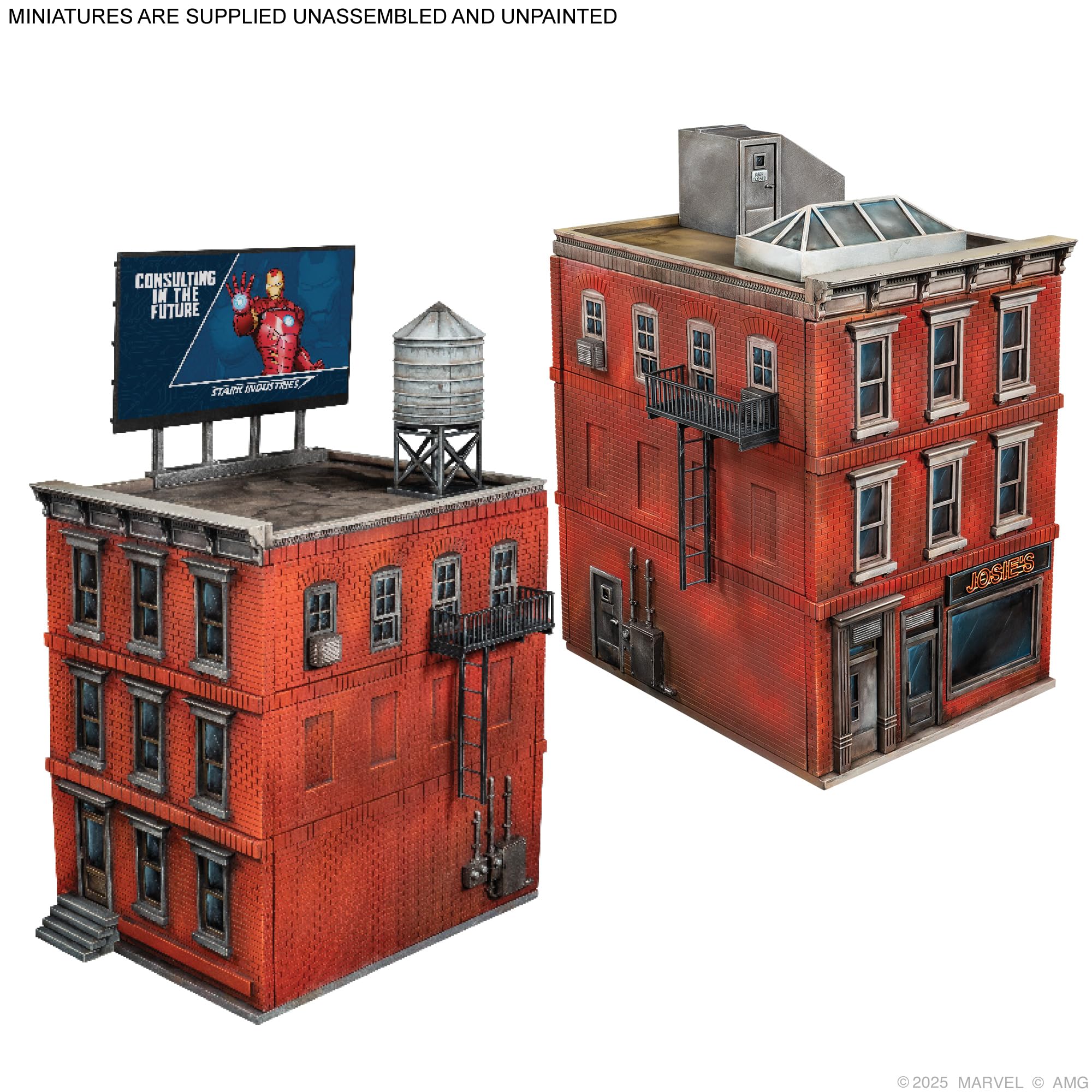 Asmodee Marvel: Crisis Protocol - NYC City Block Terrain Collection | 2 Players | 45 Min