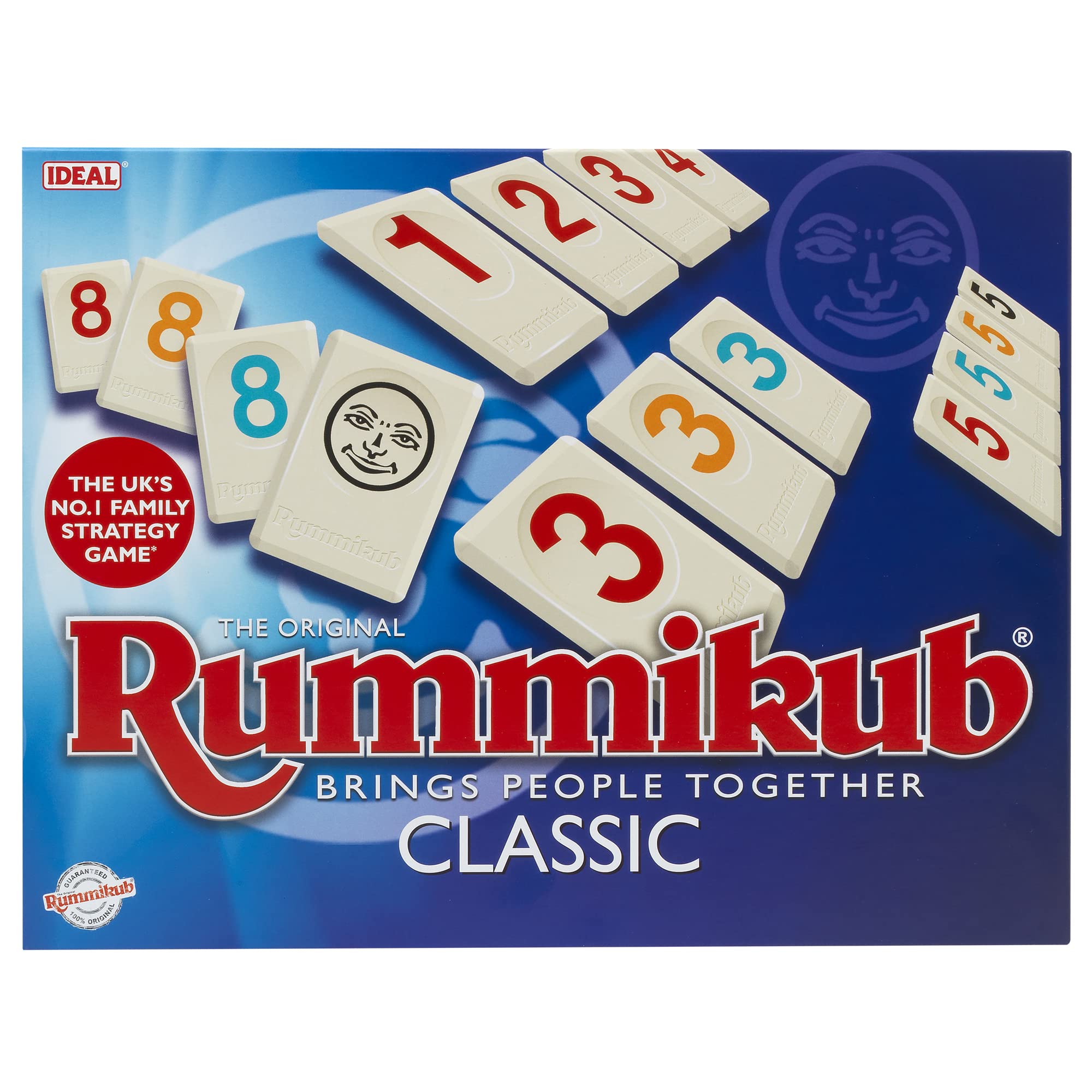Ideales Rummikub-Strategiespiel mit klassischen Zahlen 6